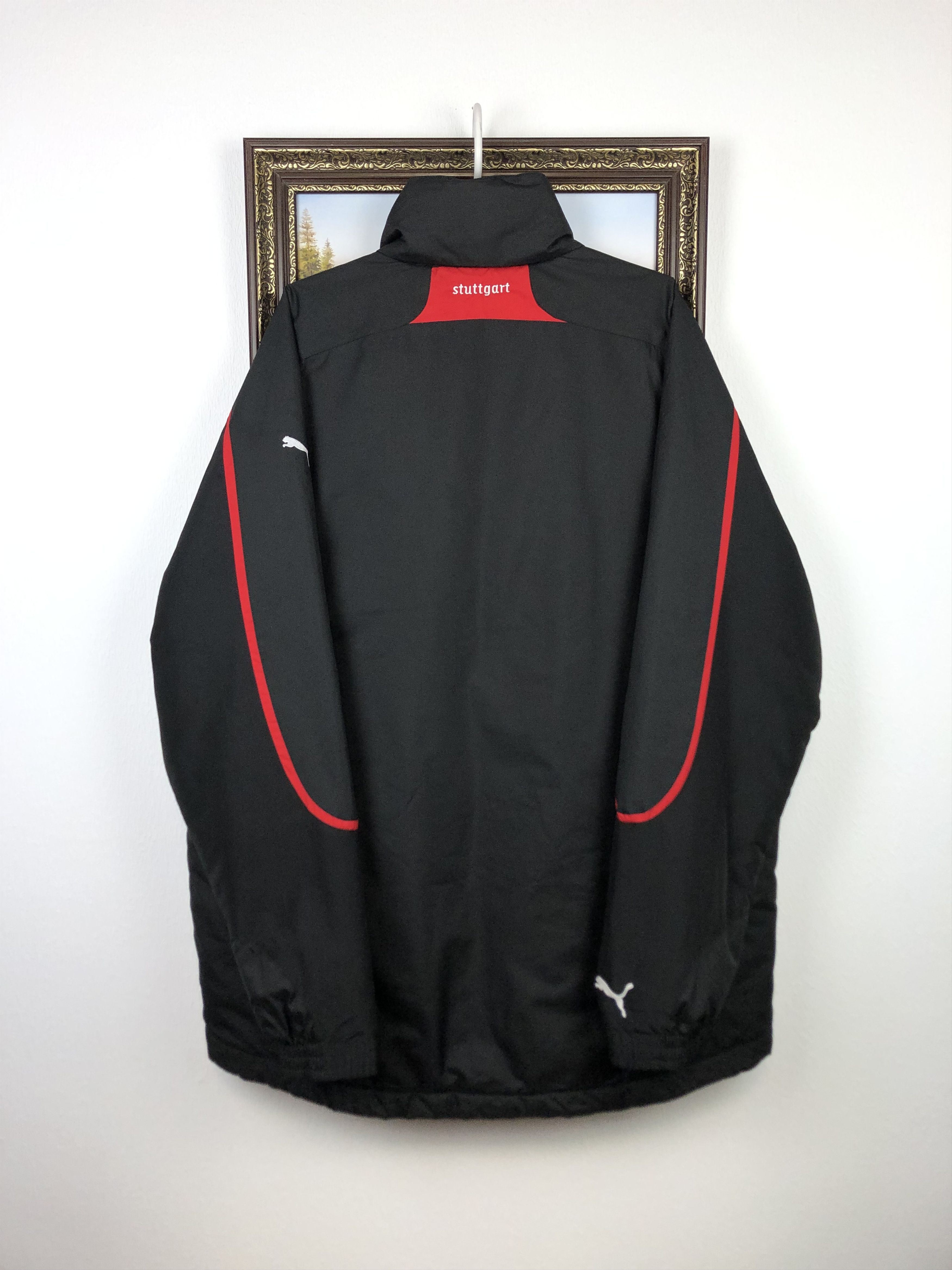 Puma Vintage Stuttgart Football Jacket Soccer Warm Winter Bomber Size US XL / EU 56 / 4 - 11 Thumbnail