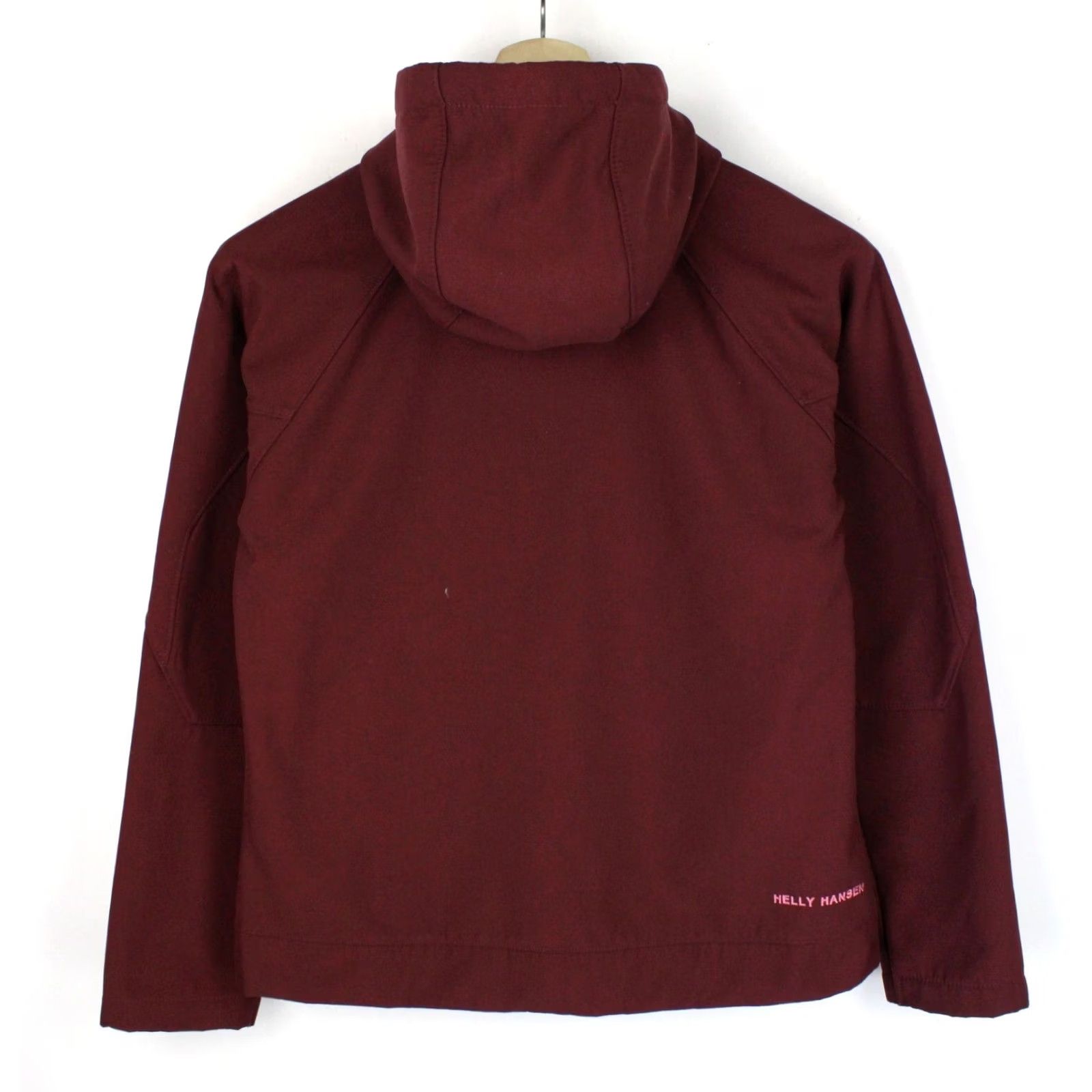 Helly Hansen HELly Hansen Jacket Women's MEDIUM Lightweight Hooded Full Zip Burgundy Jacket Size M / US 6-8 / IT 42-44 - 2 Thumbnail