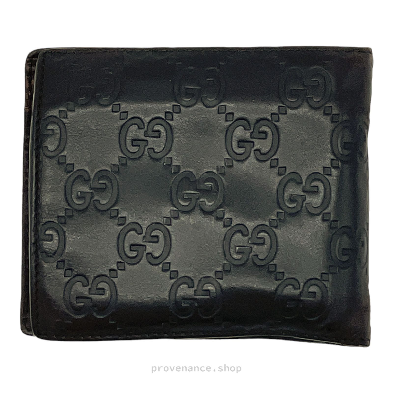 Gucci 🔴 Gucci GG Guccissima Bifold Wallet - Dark Chocolate Size ONE SIZE - 2 Thumbnail