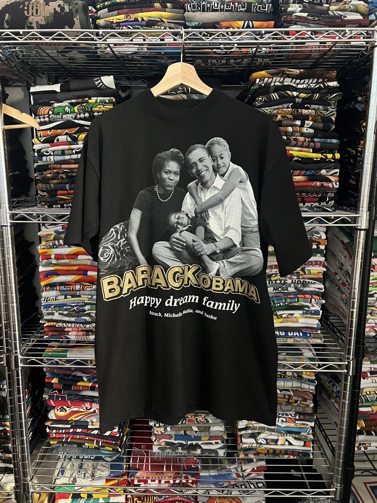 President's 2009 Barack Obama Happy Dream Family Tee Size US L / EU 52-54 / 3 - 1 Thumbnail