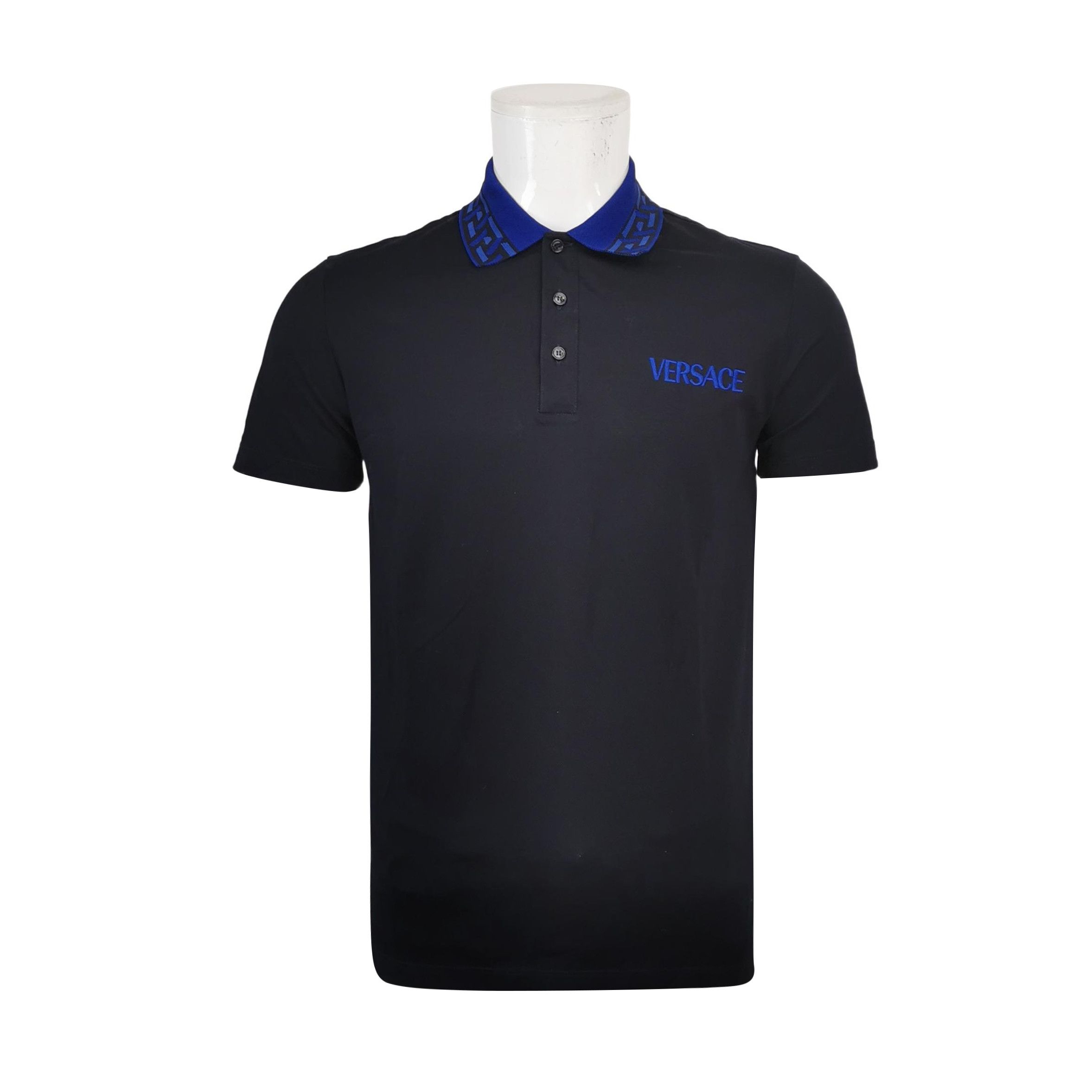 Versace Versace Black Polo Shirt S Size US XS / EU 42 / 0 - 1 Thumbnail