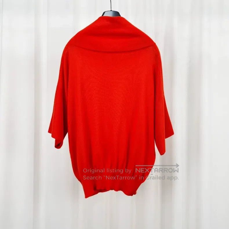 Hermes Hermes Orange zipper cashmere knitted top Size XXS / US 00 / IT 34 - 2 Thumbnail