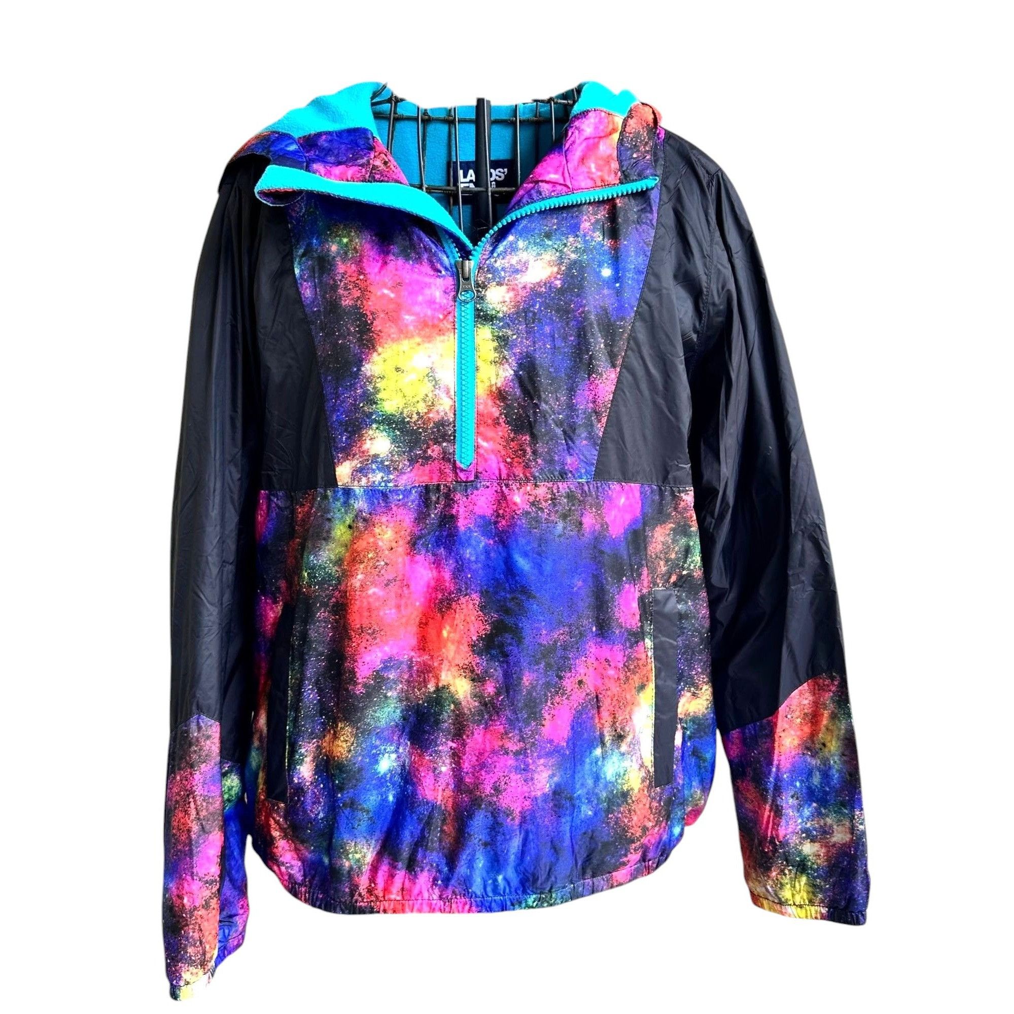 Lands' End Lands End Fleece Lined Hooded Jacket Cosmic Unsex Youth XL 1 Size XL / US 12-14 / IT 48-50 - 2 Thumbnail