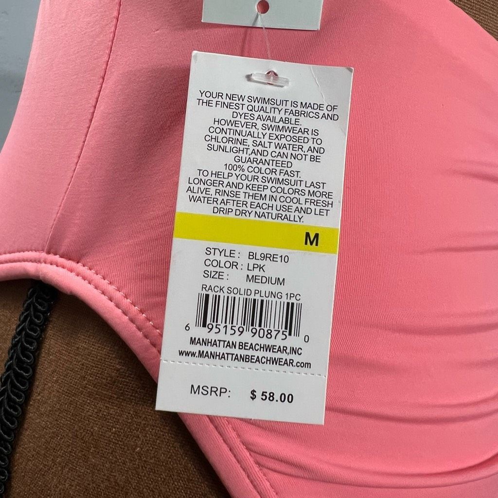 Other The Bikini Lab Rack Solid Plunge Shirred Booty One-Piece Hal Size M / US 6-8 / IT 42-44 - 10 Thumbnail
