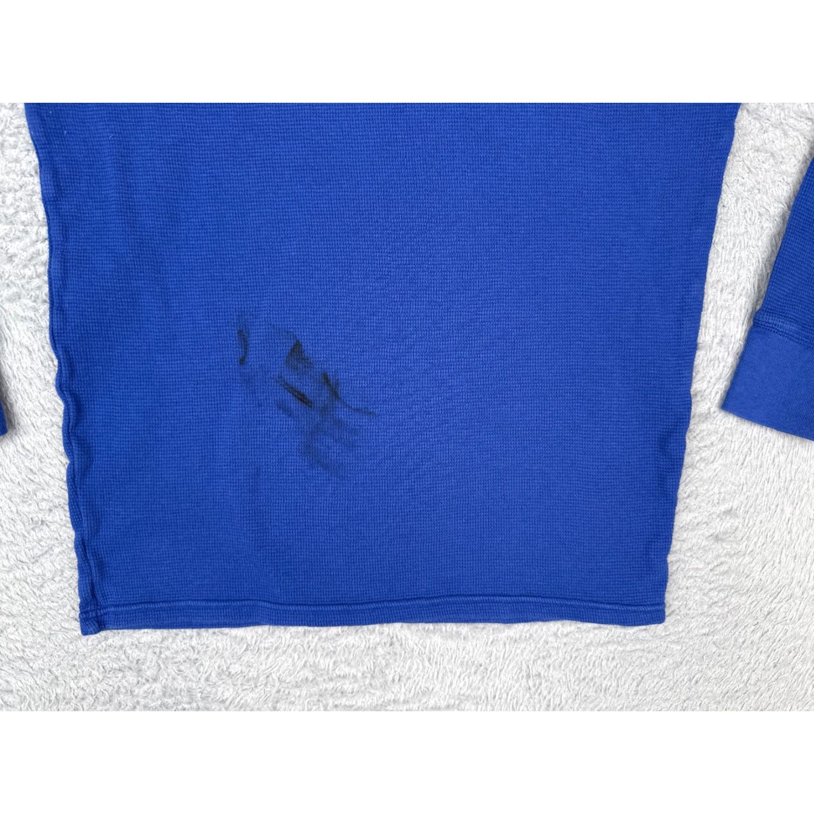 Polo Ralph Lauren Polo Ralph Lauren Shirt Men Medium Blue Waffle Knit Thermal 100% Cotton READ Size US M / EU 48-50 / 2 - 5 Thumbnail