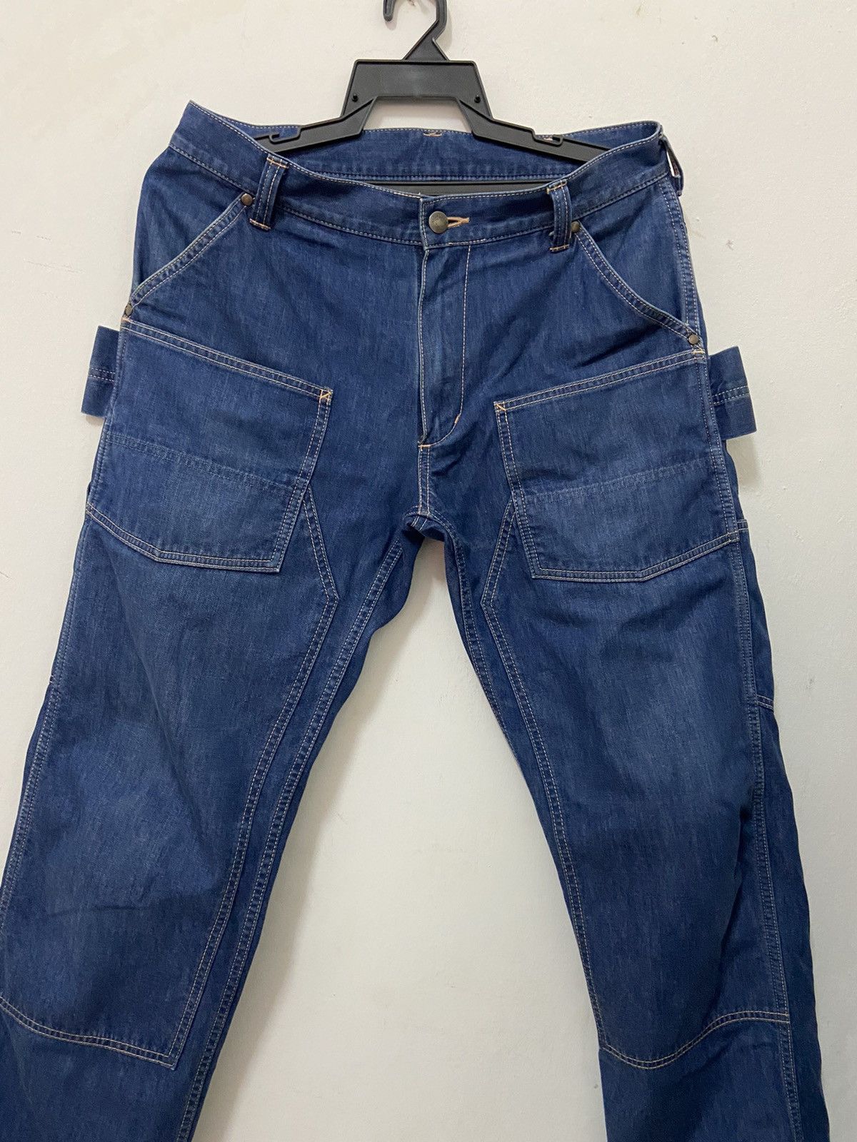 Bape Vintage Windstopper Double Knee Denim Size US 32 / EU 48 - 2 Thumbnail