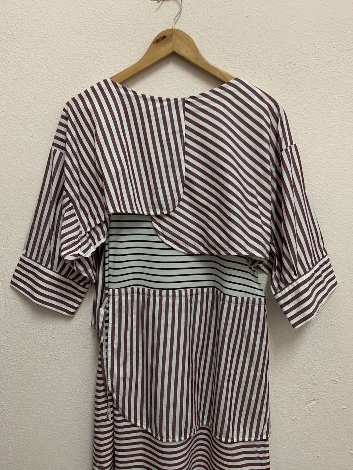 Issey Miyake TSUMORI CHISATO By Issey Miyake Sample Stripe Maxi Dress Size S / US 4 / IT 40 - 9 Thumbnail