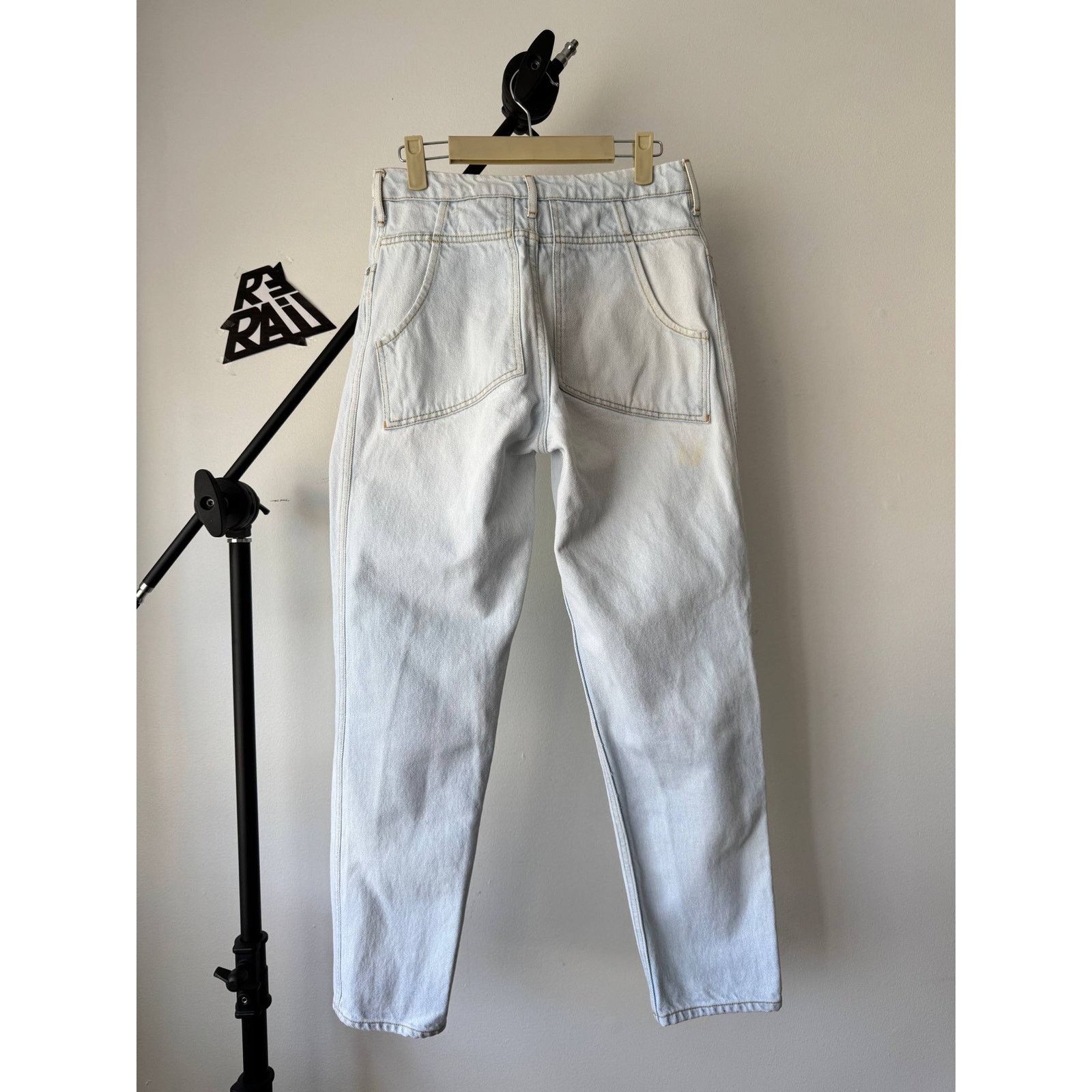 Eckhaus Latta Eckhaus Latta Deadstock Denim Jeans Ice Blue Size 27" / US 4 / IT 40 - 3 Thumbnail