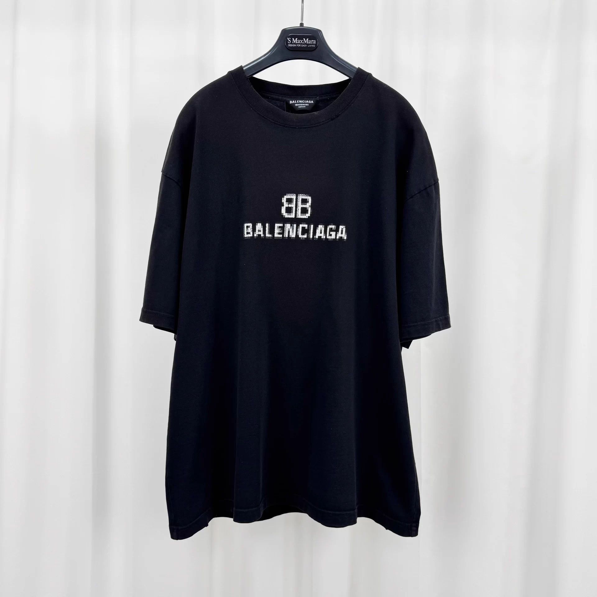 Balenciaga Balenciaga blurred logo t-shirt L 95 new Size US L / EU 52-54 / 3 - 1 Thumbnail