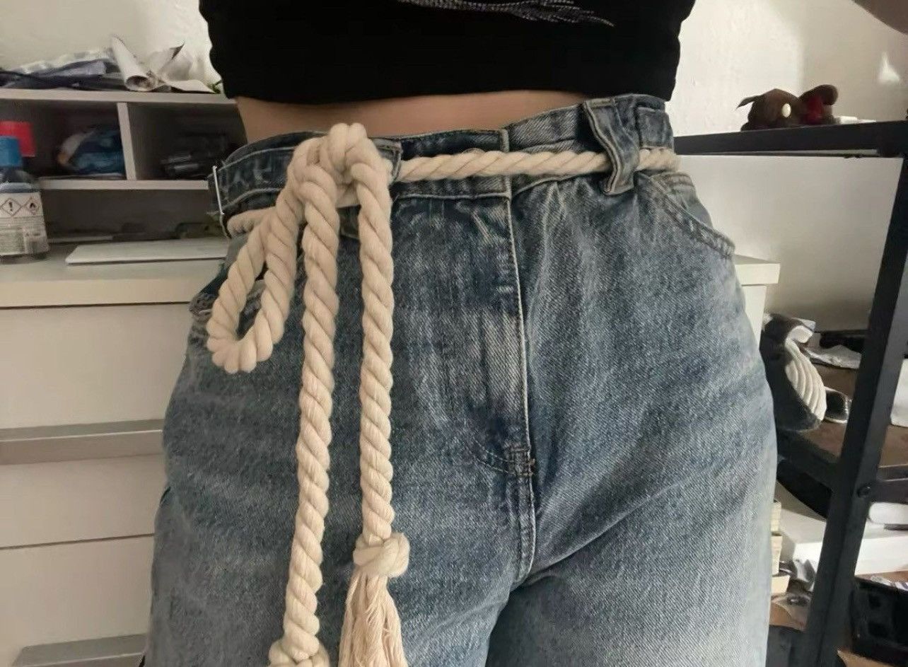 Japanese Brand × Vintage Retro Thick Rope Waist Belt Size ONE SIZE - 9 Thumbnail