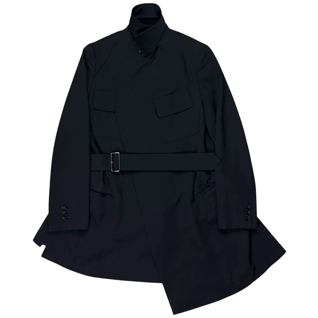 Comme des Garcons Comme des Garcons Belted Back Pleated Jacket - AW15 Size US XS / EU 42 / 0 - 1 Thumbnail