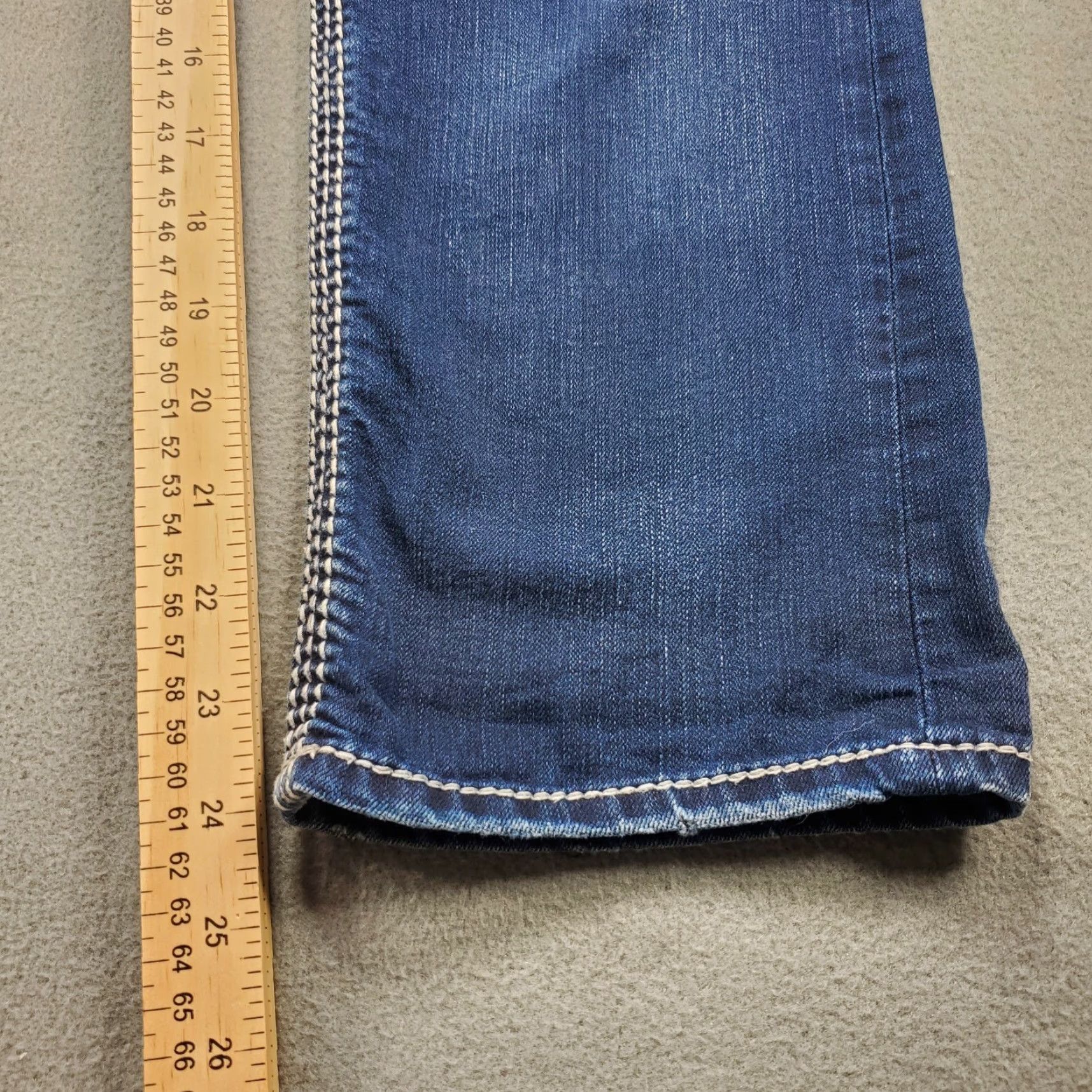 Silver Jeans Co. Silver Suki Straight Leg Jeans Womens 27W 24Inseam Thick Stitch Embroidered Size 27" / US 4 / IT 40 - 5 Thumbnail