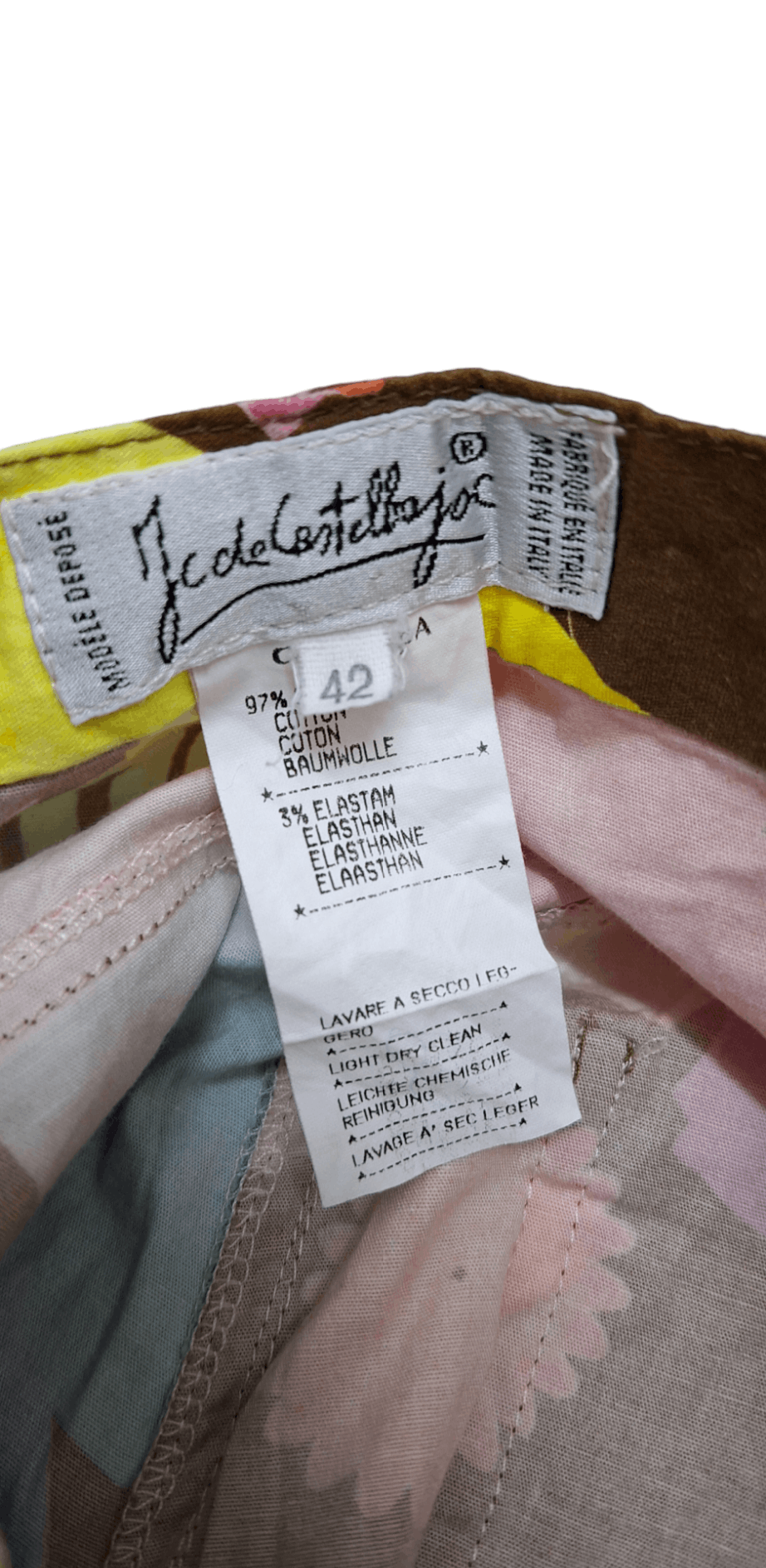 Art Comes First Made in Italy JC De Castlebajac Fullprint Cotton Thin Size 28" / US 6 / IT 42 - 12 Thumbnail