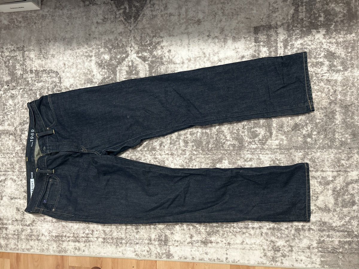 Gap Straight Gap 1969 dark blue jeans Size US 32 / EU 48 - 1 Thumbnail