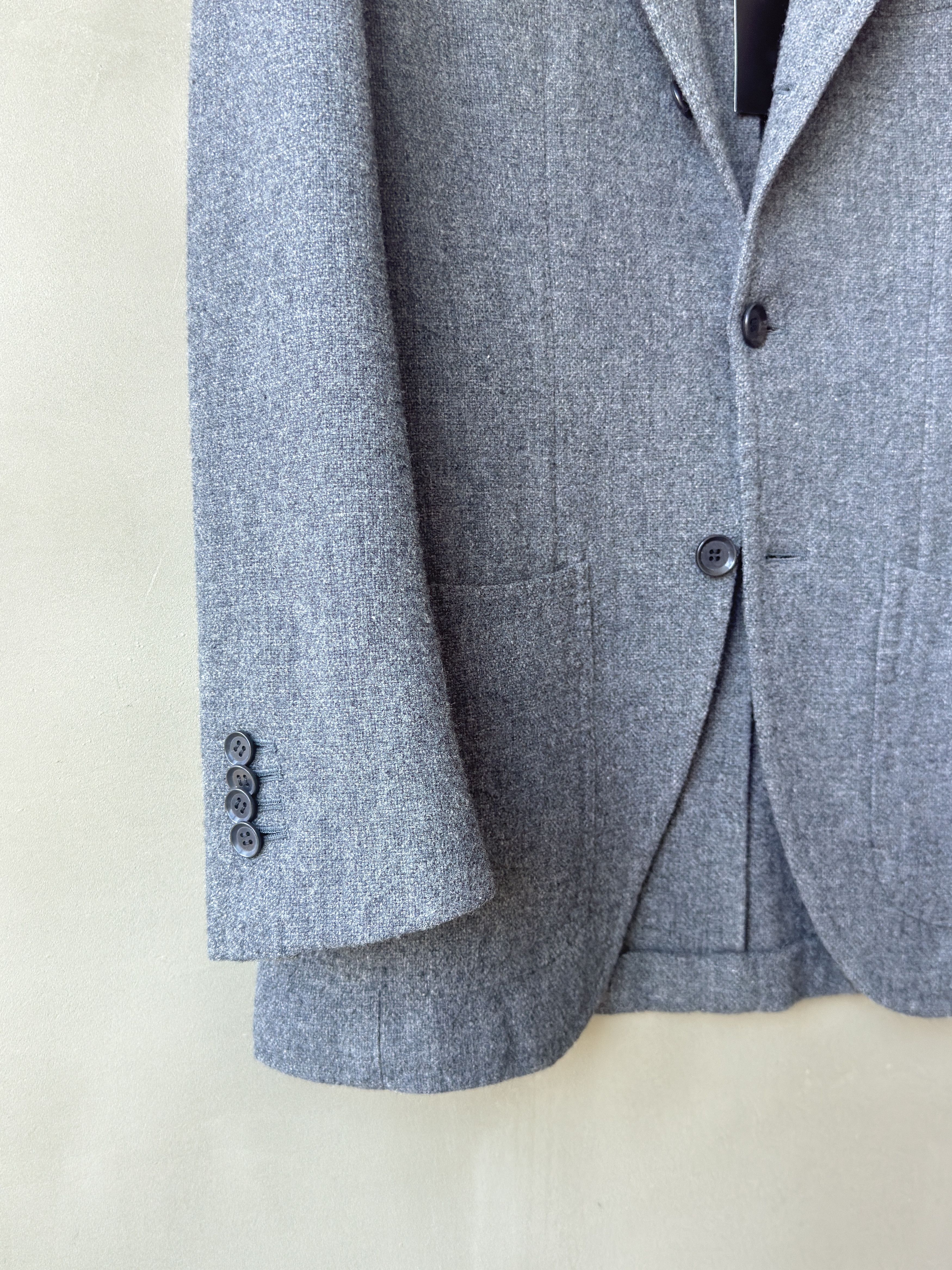 Ring Jacket Ring Jacket Mens Balloon Wool Japan Made 3 buttons Jacket Size 42S - 3 Thumbnail