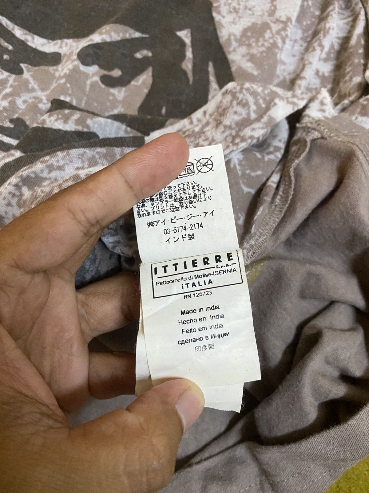 John Galliano 💥Last Drop💥John Galliano Grunge Print Tshirt Size US S / EU 44-46 / 1 - 5 Thumbnail
