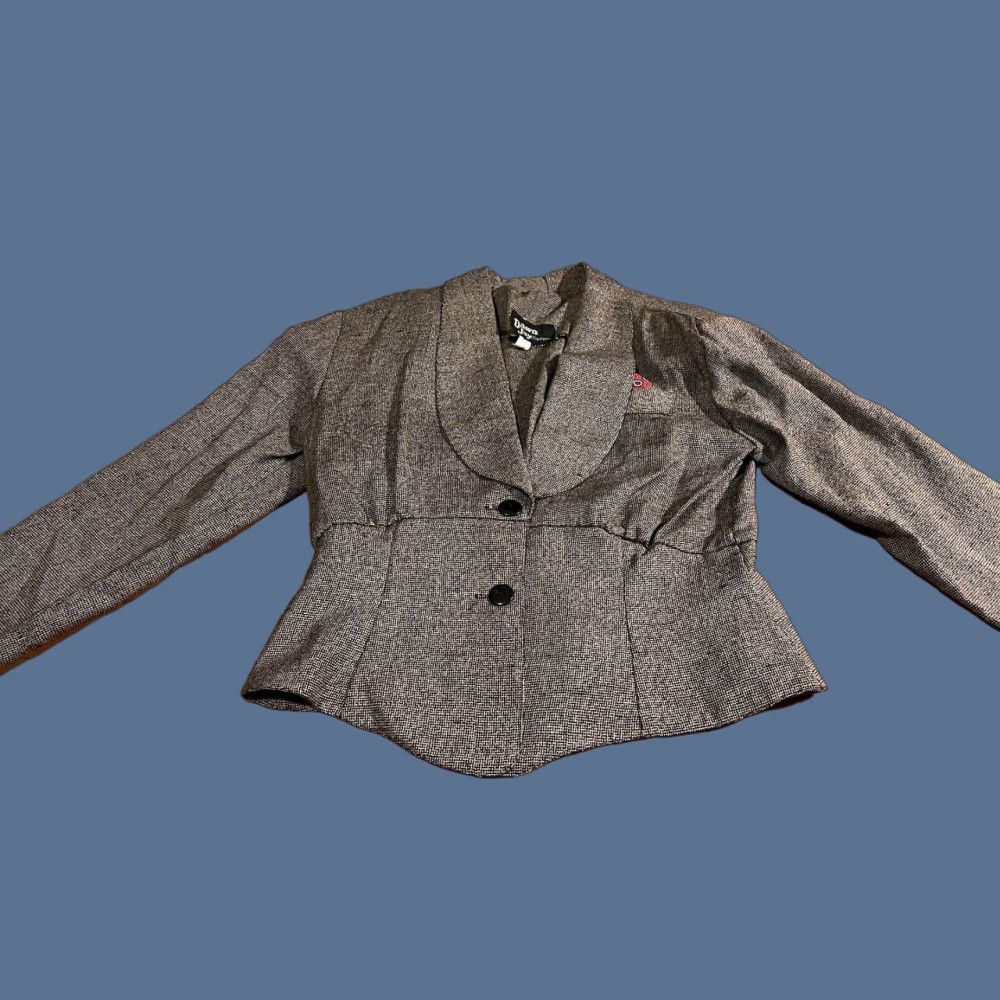 Vintage VINTAGE Dawn Joy Fashions Blazer Women's 13-14 Black White Check USA Blazer Women's 13-14 Check USA Vintage Dawn Joy Fashions Blazer Size XL / US 12-14 / IT 48-50 - 1 Thumbnail