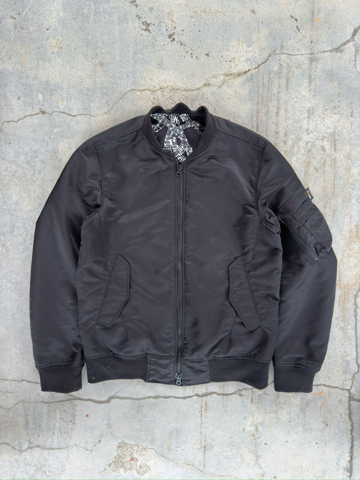 NUMBER (N)INE ブラック MA-1ジャケット Men's Number (N)ine Bombers | Grailed