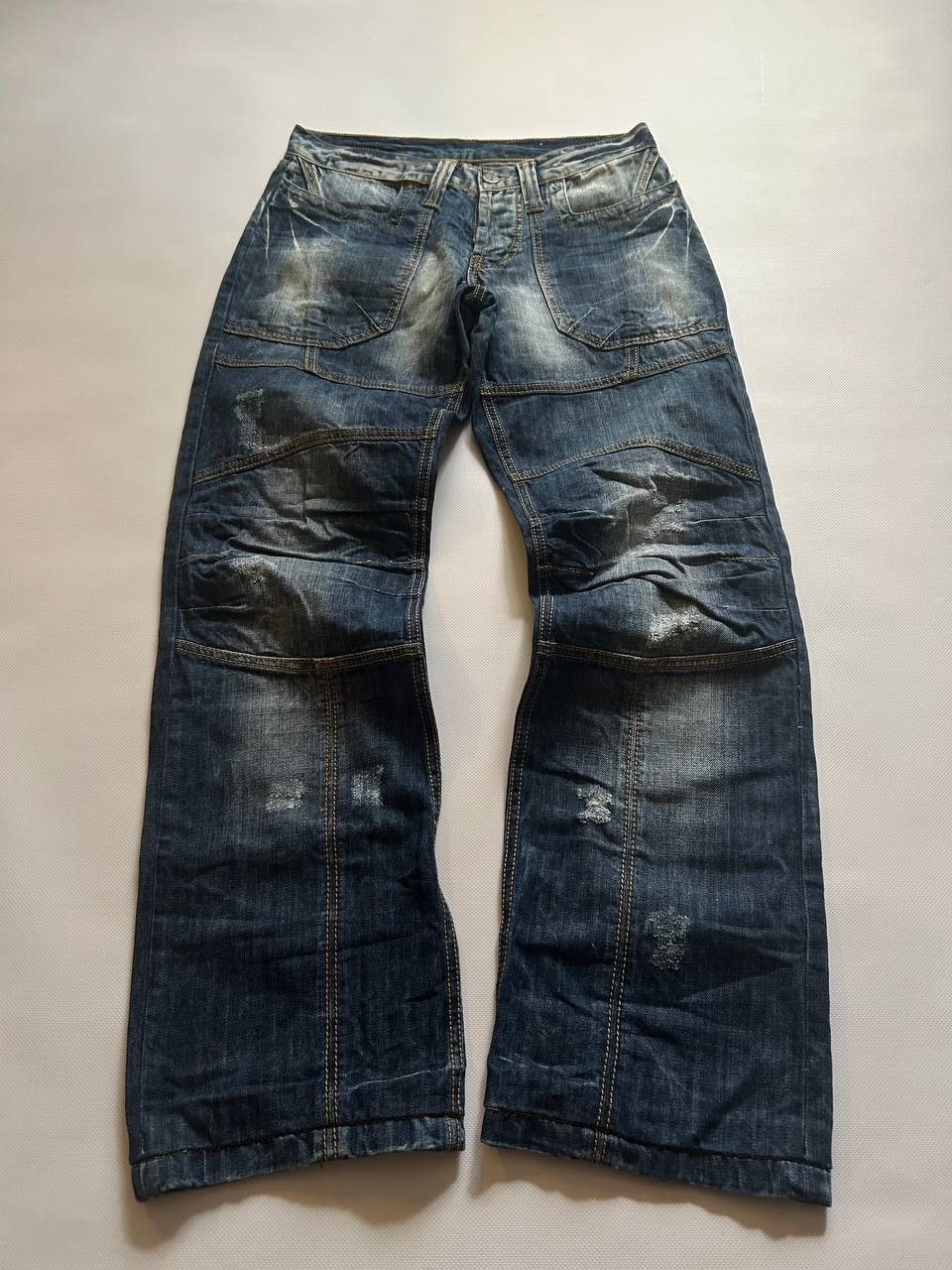 Pre-owned Hysteric Glamour X If Six Was Nine Ifsixwasnine Lgb Flared Jeans Japanese Y2k In Blue