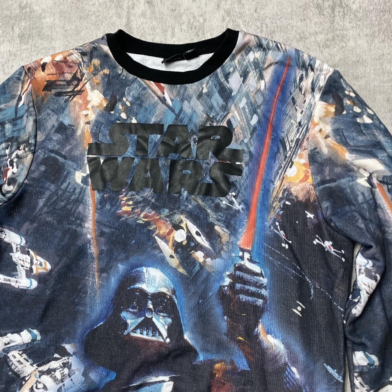 Other Black & grey Star Wars crewneck sweatshirt #streetwear Size US L / EU 52-54 / 3 - 2 Thumbnail