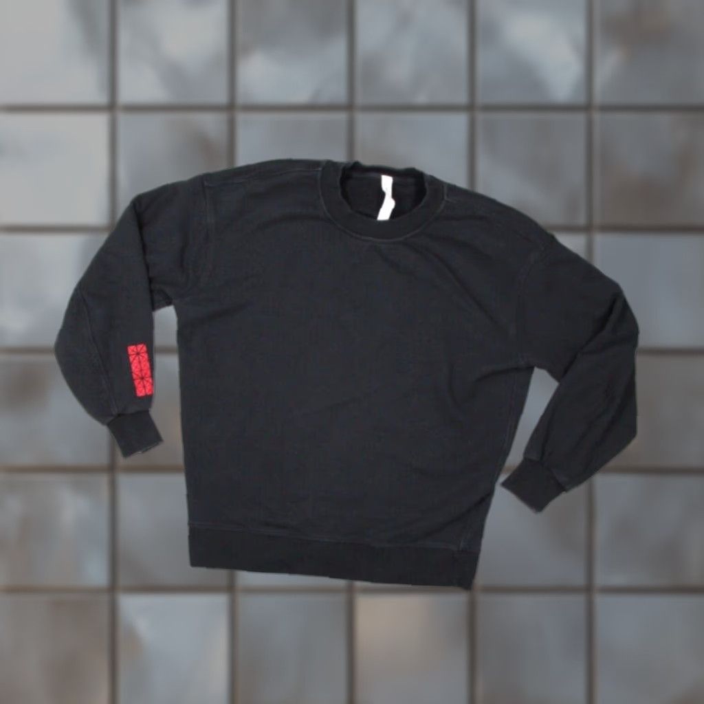 Lululemon Lululemon Sweatshirt Women's Black All In Crew Pullover Long Sleeve Gym Top Size XS / US 0-2 / IT 36-38 - 1 Thumbnail