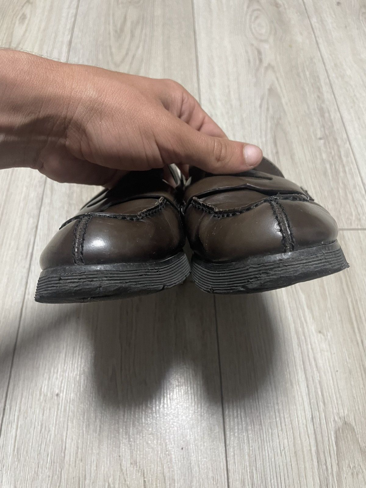 Prada × Vintage Vintage 00s Prada Spazzolato Leather Penny Loafer 3d5575 Size US 8 / IT 38 - 3 Thumbnail