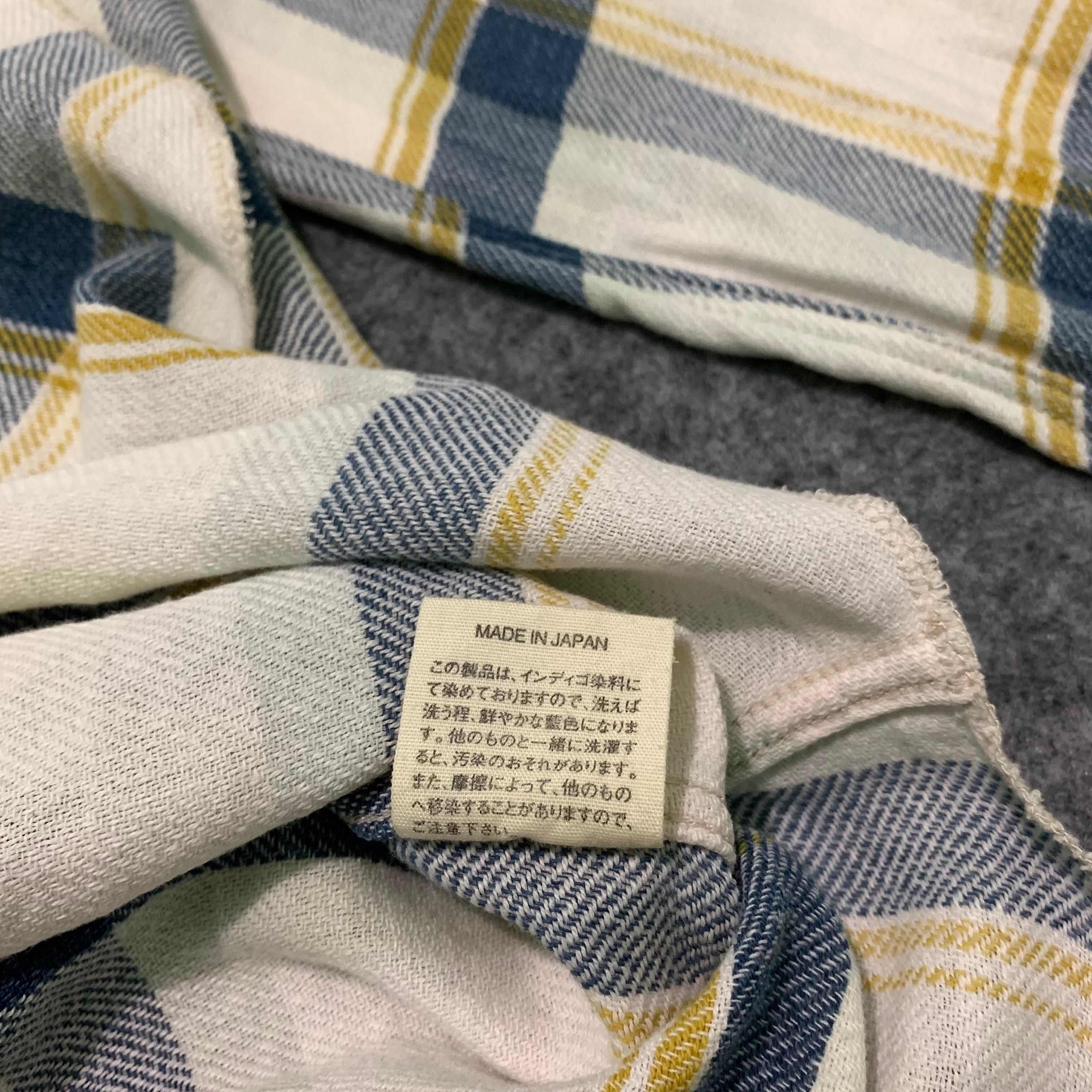 45rpm × Japanese Brand × Vintage Vtg R by 45rpm Plaid Flannel Shirt Snap Button Size US L / EU 52-54 / 3 - 5 Thumbnail