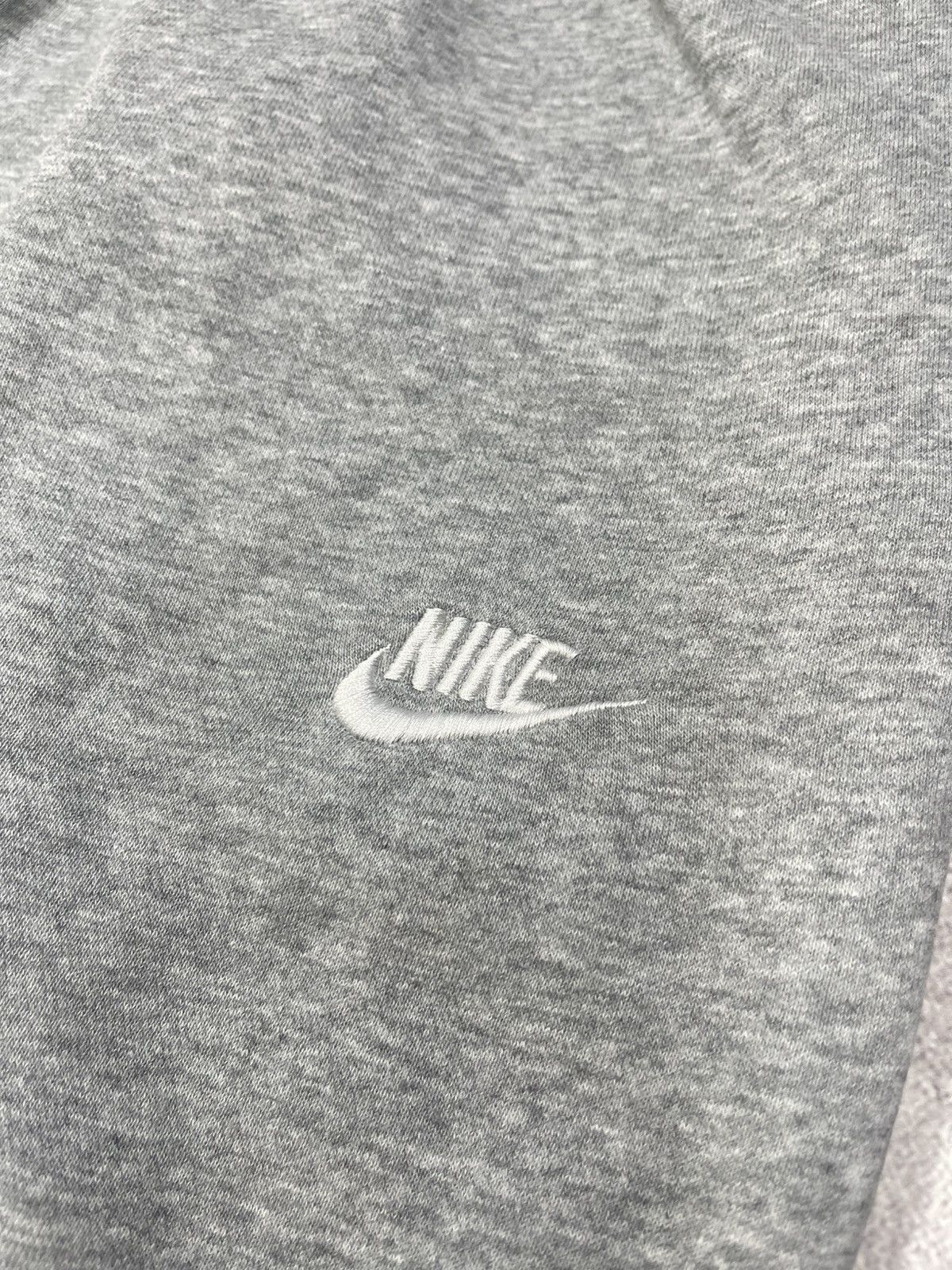 Nike Mens Nike Basic Grey Sweatpants Little Swoosh Logo White Y2K Size US 32 / EU 48 - 4 Thumbnail