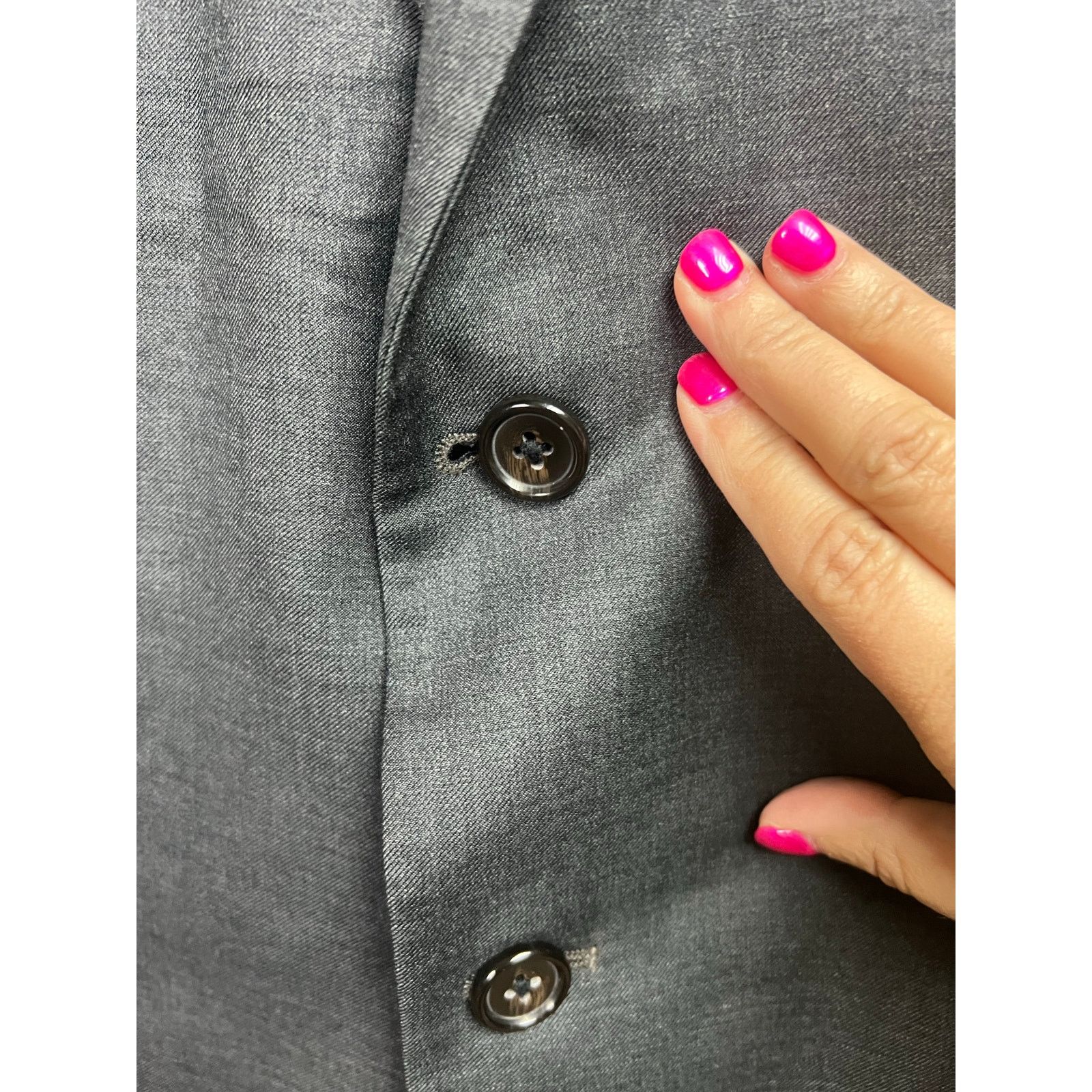 Ralph Lauren Lauren Ralph Lauren Dark Gray Blazer Wool Natural Stretch Size 46R - 10 Thumbnail