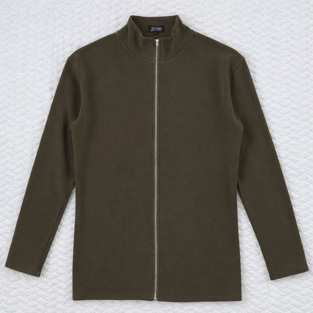 Jean Paul Gaultier Jean Paul Gaultier Homme Olive Jacket Zip Up Made In Japan 🇯🇵 Size US M / EU 48-50 / 2 - 1 Thumbnail
