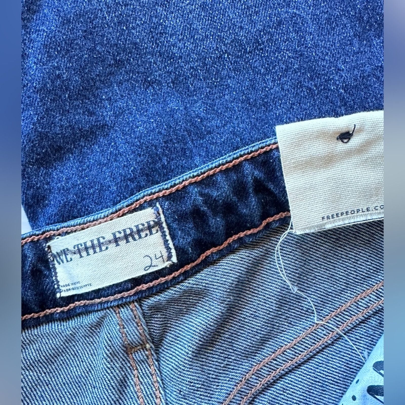 Free People NWT Free People The Pacifica Straight Leg Jean Size 24" / US 00 / IT 34 - 9 Thumbnail