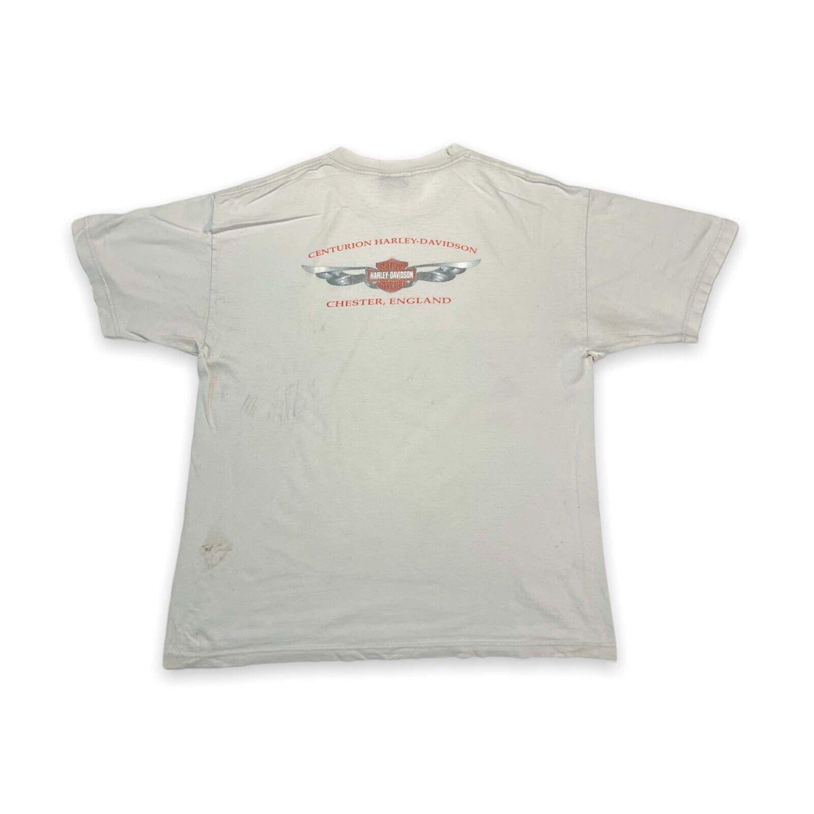 Harley Davidson × Vintage Vintage 2002 Harley Davidson T Shirt Twins Motorcycle Tee Size US XL / EU 56 / 4 - 6 Thumbnail