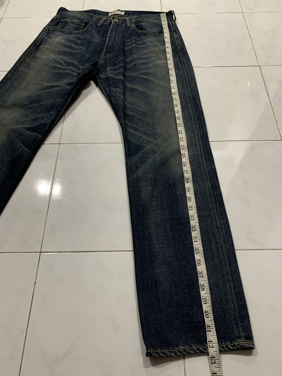 Bape Vintage OG Bape A Bathing Ape Multi Logo Jeans Size US 33 - 23 Thumbnail