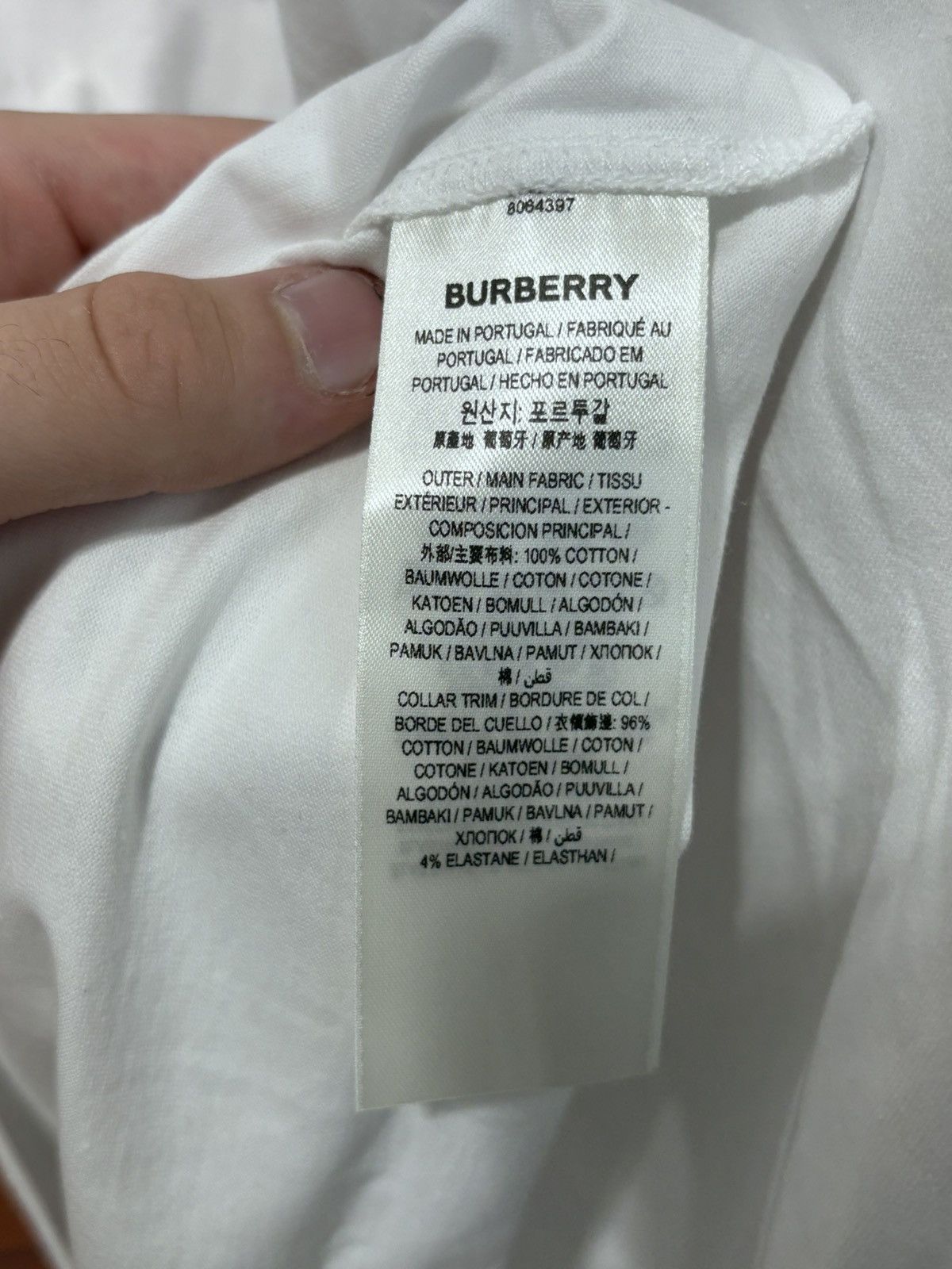 Burberry Burberry London, England White Tee Size US M / EU 48-50 / 2 - 9 Thumbnail