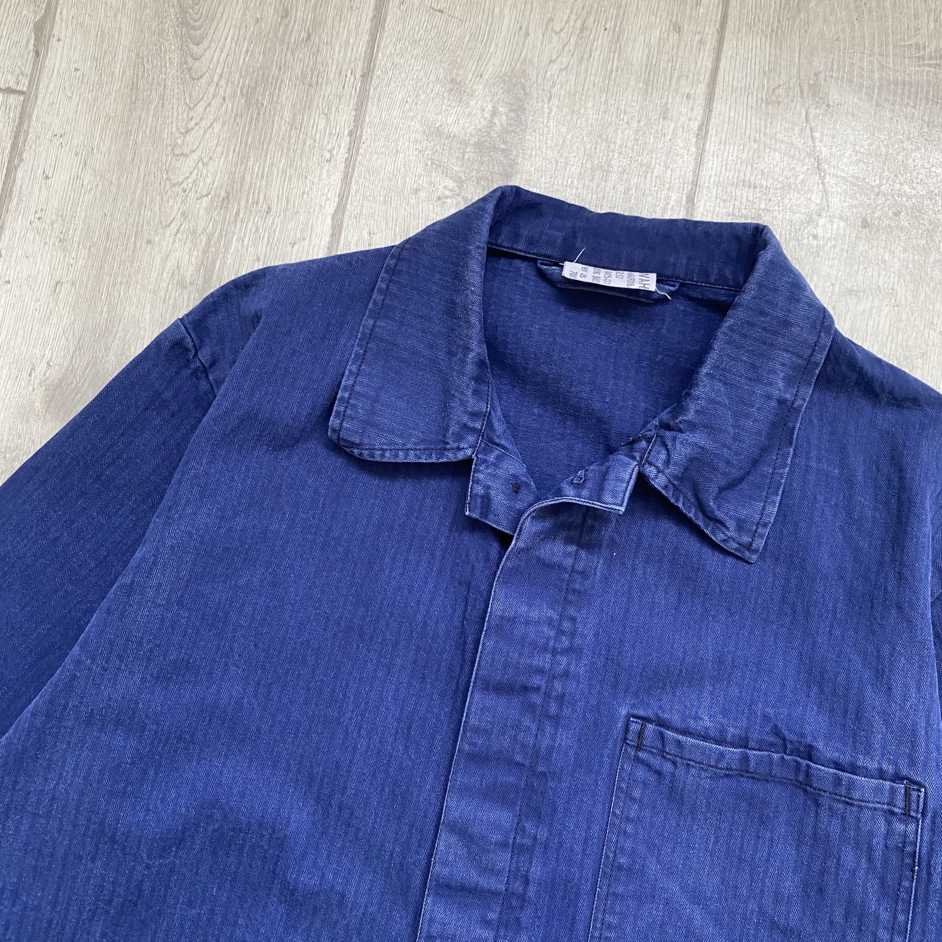 Le Laboureur ⚙️ Vintage Faded French work Coverall Sanfor jumpsuit Size US 32 / EU 48 - 15 Thumbnail