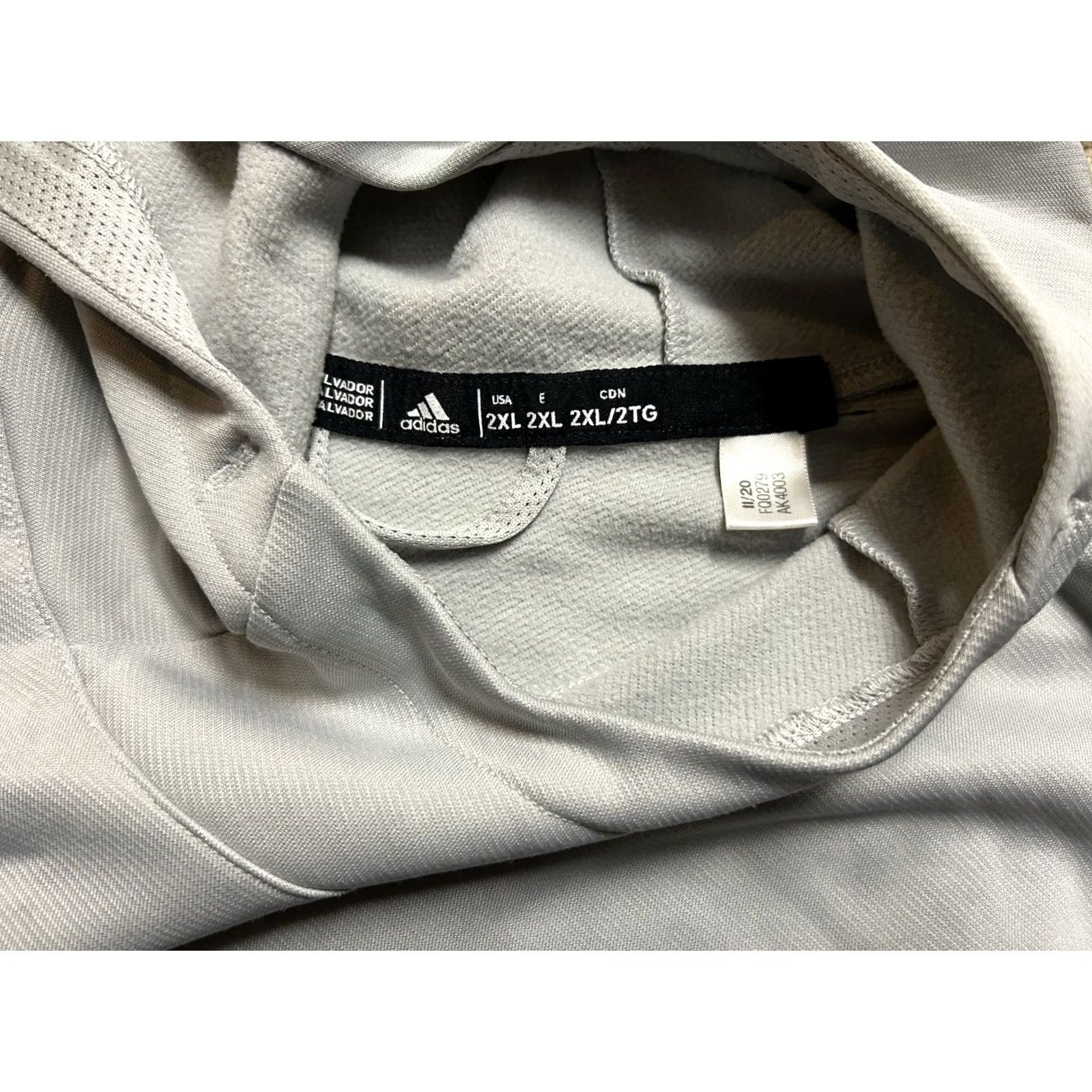 Adidas Gretzky 99 Hockey School Adidas Hoodie Grey 2XL Hoodie Size US XXL / EU 58 / 5 - 6 Thumbnail