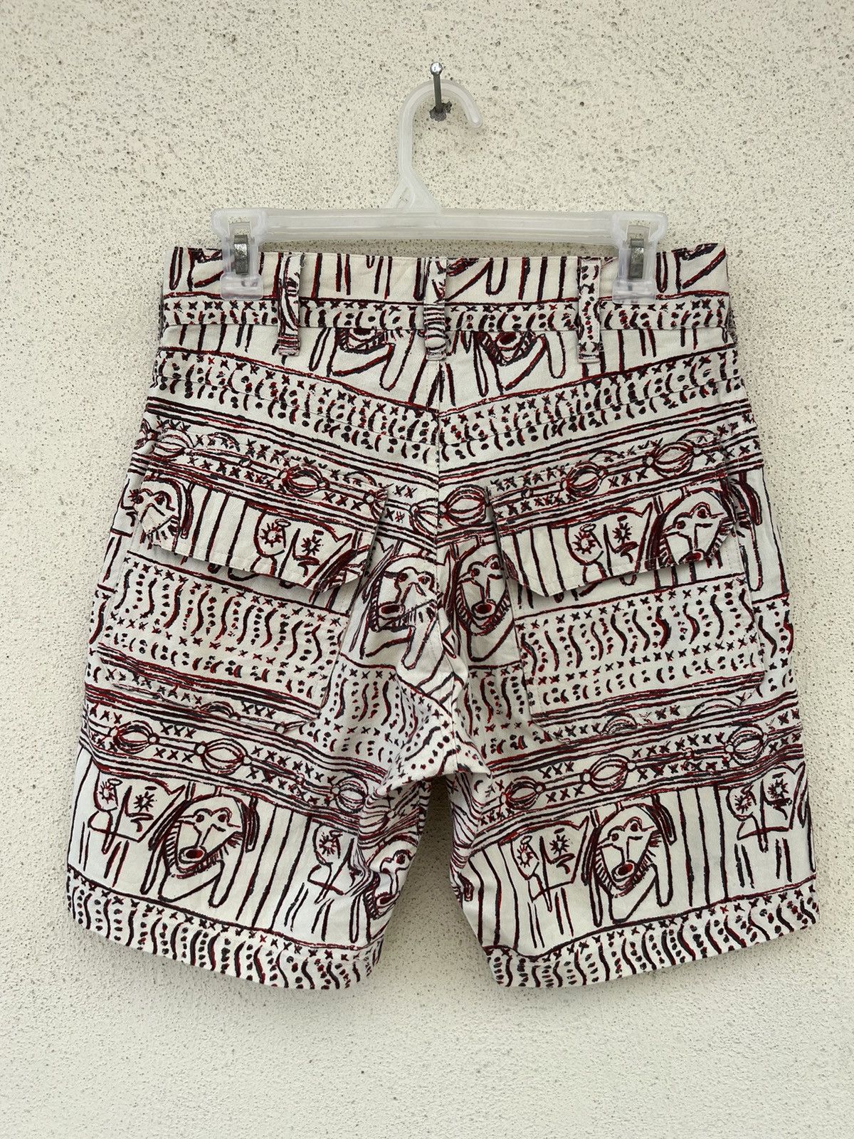 Monitaly Vintage Monitaly Multi Pocket Graffiti Short Pant Size US 29 - 13 Thumbnail