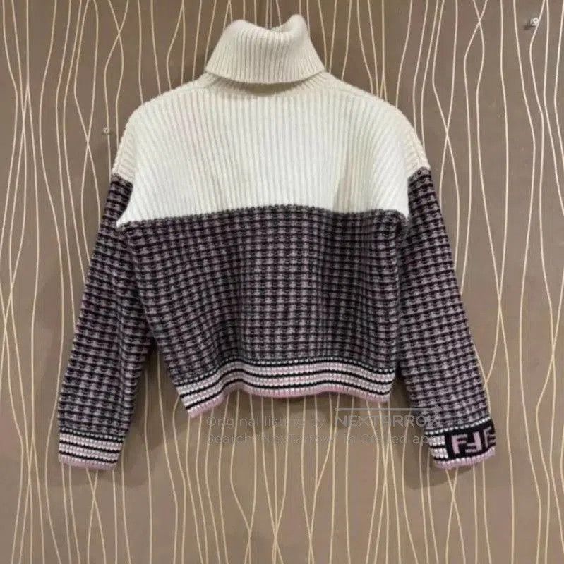 Fendi Fendi Multicolor Cashmere Knit Sweater . Size XS / US 0-2 / IT 36-38 - 1 Thumbnail