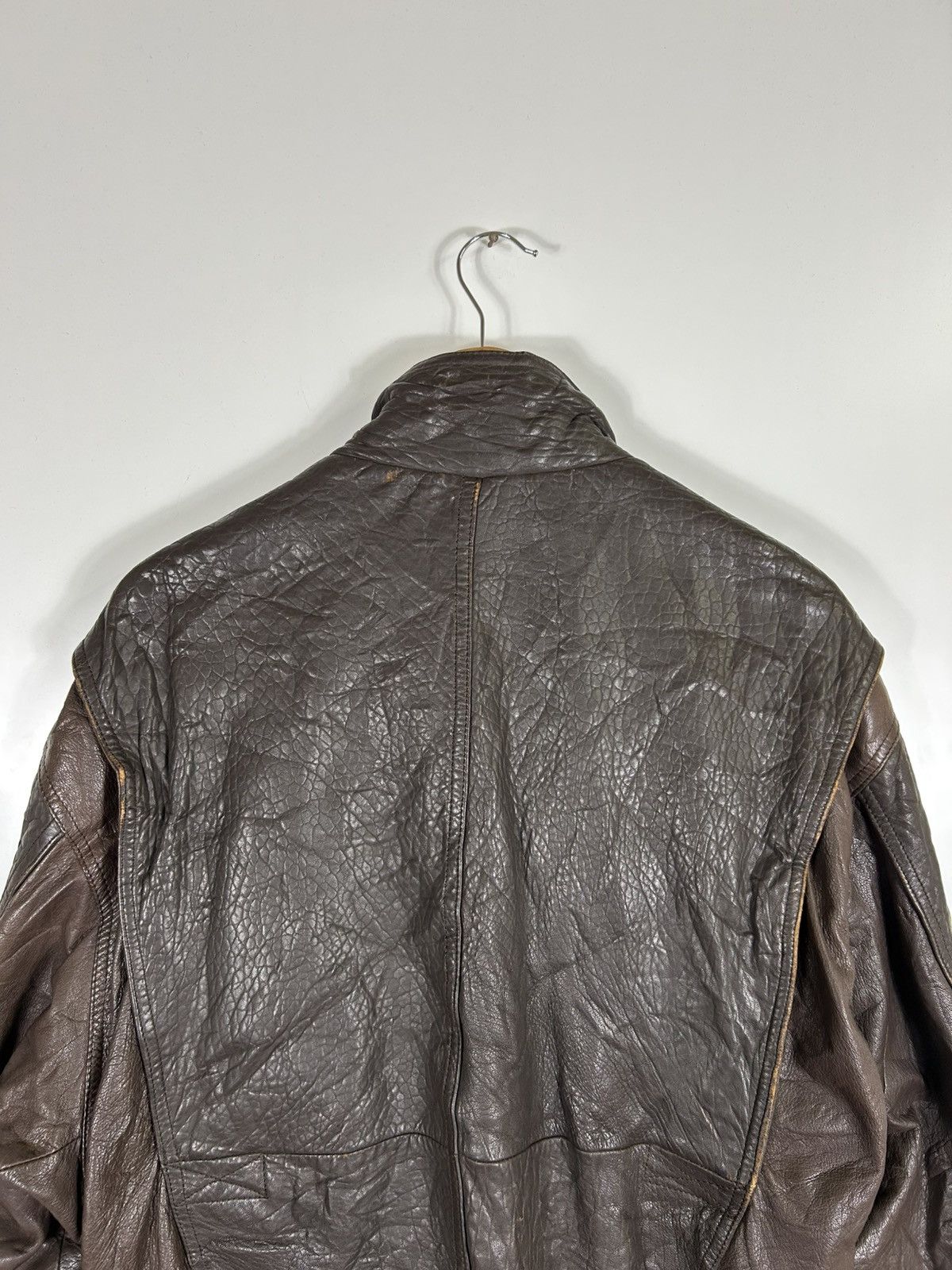 Leather ⚡️Vintage Vino-Ranche Leather Bomber Jacket Size US L / EU 52-54 / 3 - 15 Thumbnail