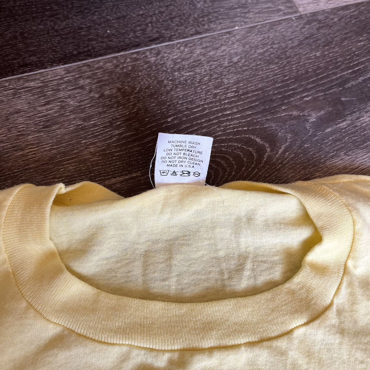Velva Sheen Vintage 1980s Velva Sheen Garfield Sign Graphic Logo T Shirt Size US XL / EU 56 / 4 - 7 Thumbnail