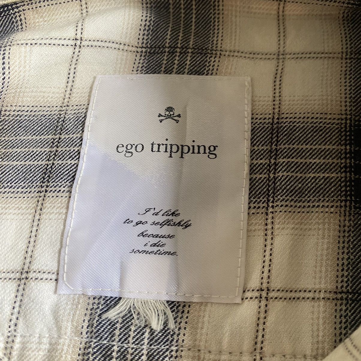 PPFM Japanese Ego Tripping Skull Button Plaid Size US M / EU 48-50 / 2 - 8 Thumbnail