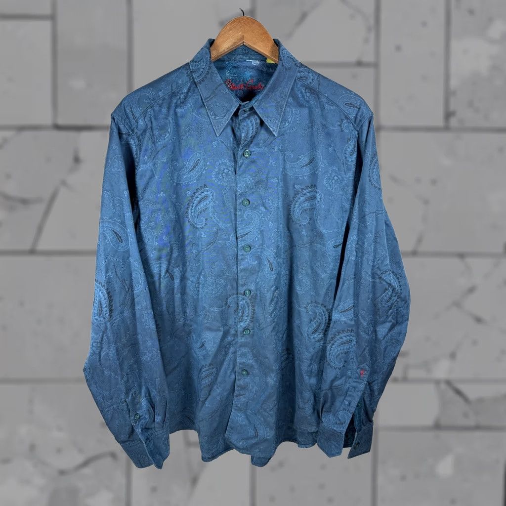 Robert Graham ROBERT GRAHAM Blue Paisley Classic Fit Button-Up Long Sleeve Mens L Size US L / EU 52-54 / 3 - 1 Thumbnail