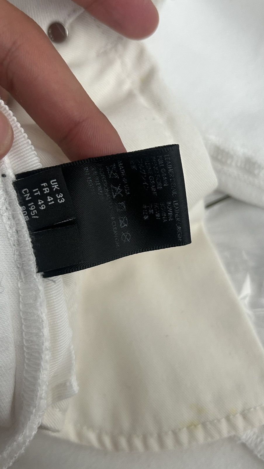 Amiri Amiri MX1 Jeans – White (Size 33) Size US 33 - 6 Thumbnail