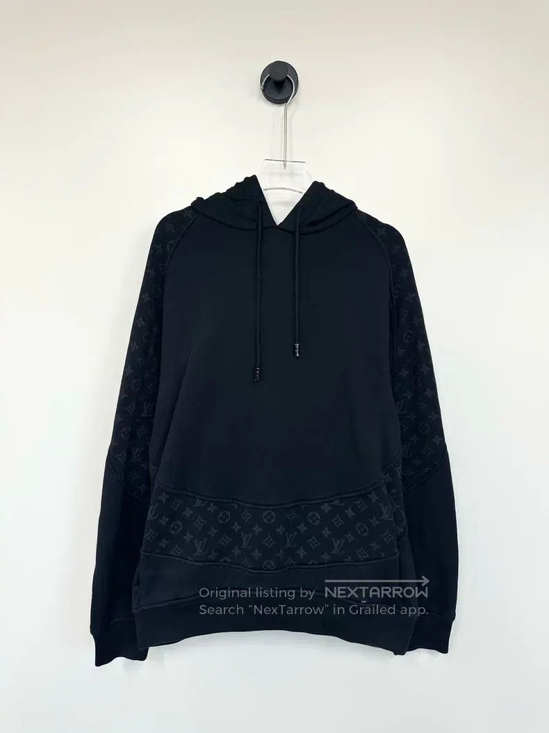 Louis Vuitton Louis Vuitton Black Full Print Circumferential Hoodie Size US M / EU 48-50 / 2 - 1 Thumbnail