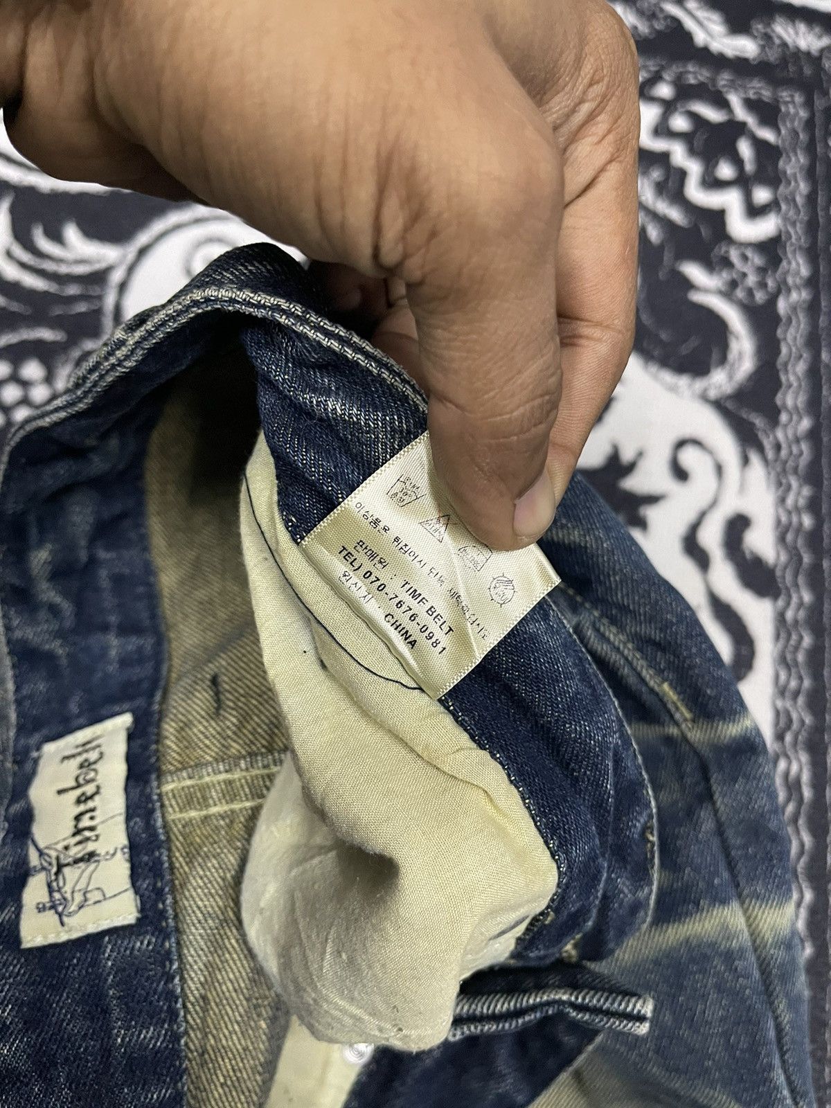 If Six Was Nine 2000s TORNADO MART INSPIRED BRAND TIMEBELT WASHABLE JEANS Size US 30 / EU 46 - 11 Thumbnail