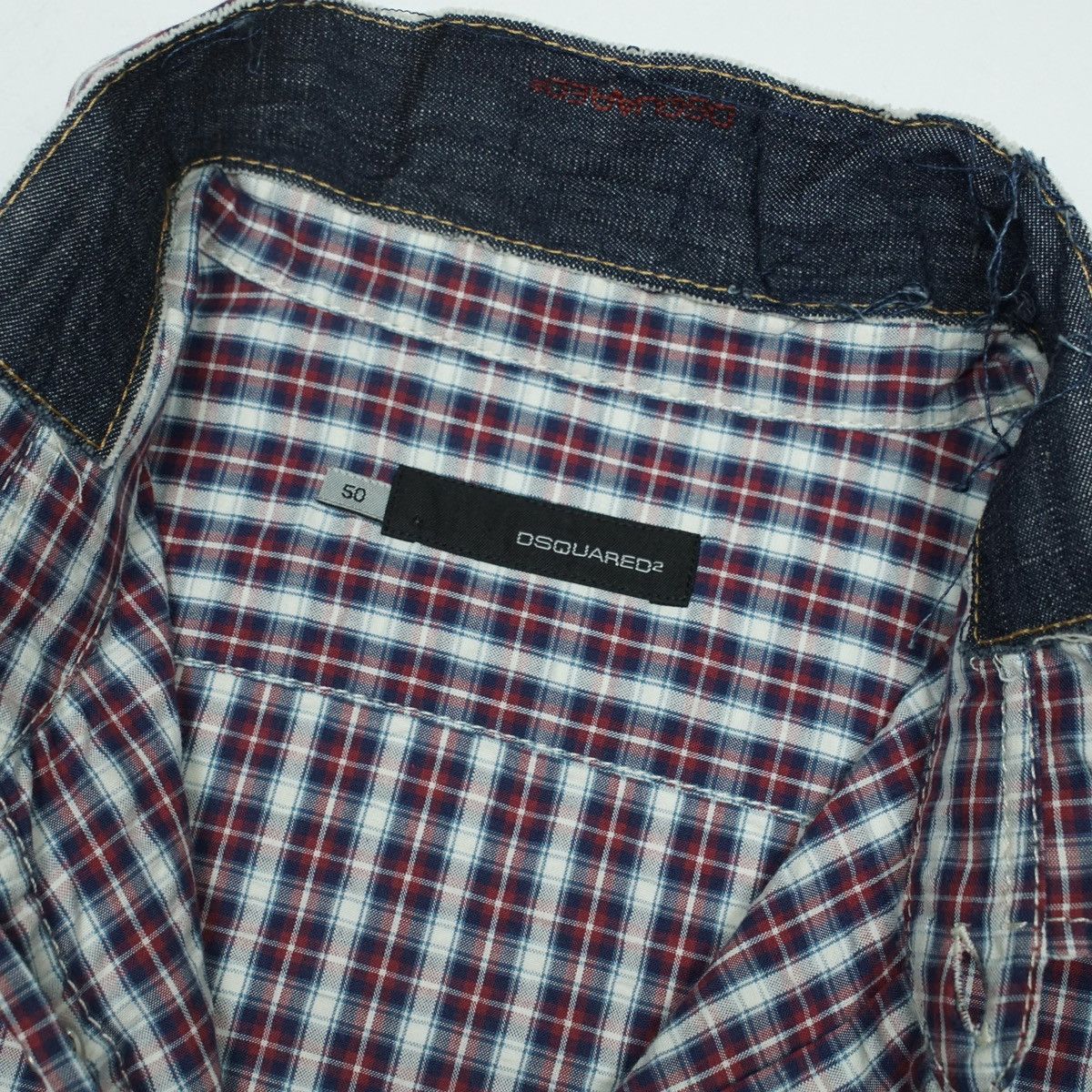 Dsquared2 *NoTariff Dsquared2 Plaid Button Shirt Size US M / EU 48-50 / 2 - 2 Thumbnail