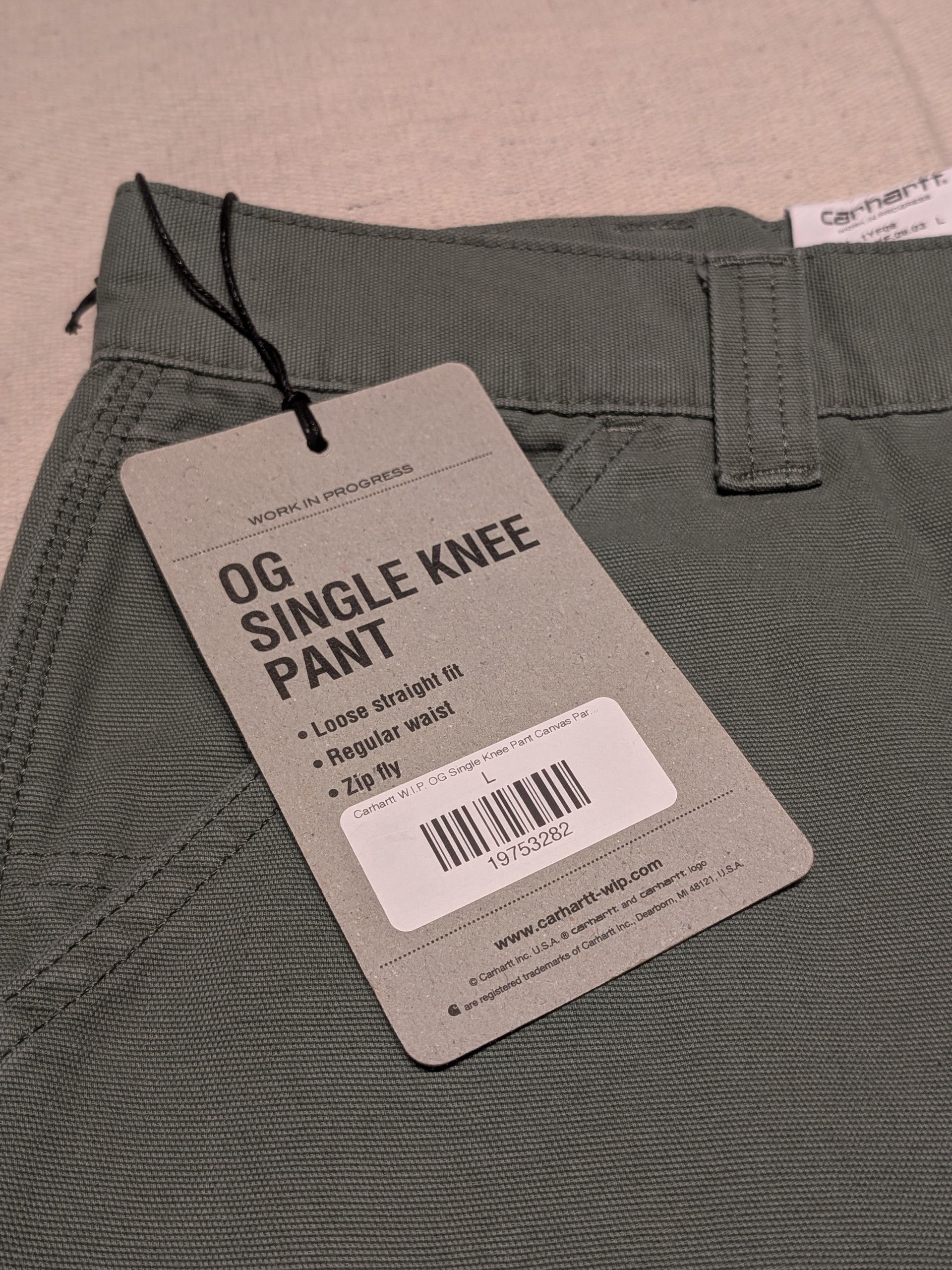 Carhartt Wip New Carhartt single knee OG pants mens L 36 30 Size US 36 / EU 52 - 5 Thumbnail