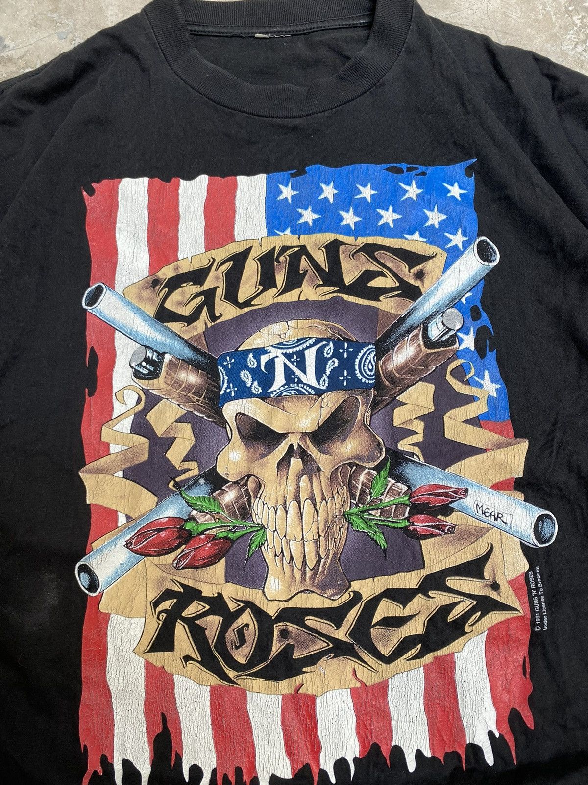 Brockum × Guns N' Roses RARE Vintage 1991 Guns N Roses Longsleeve T-shirt merch Size US L / EU 52-54 / 3 - 5 Thumbnail