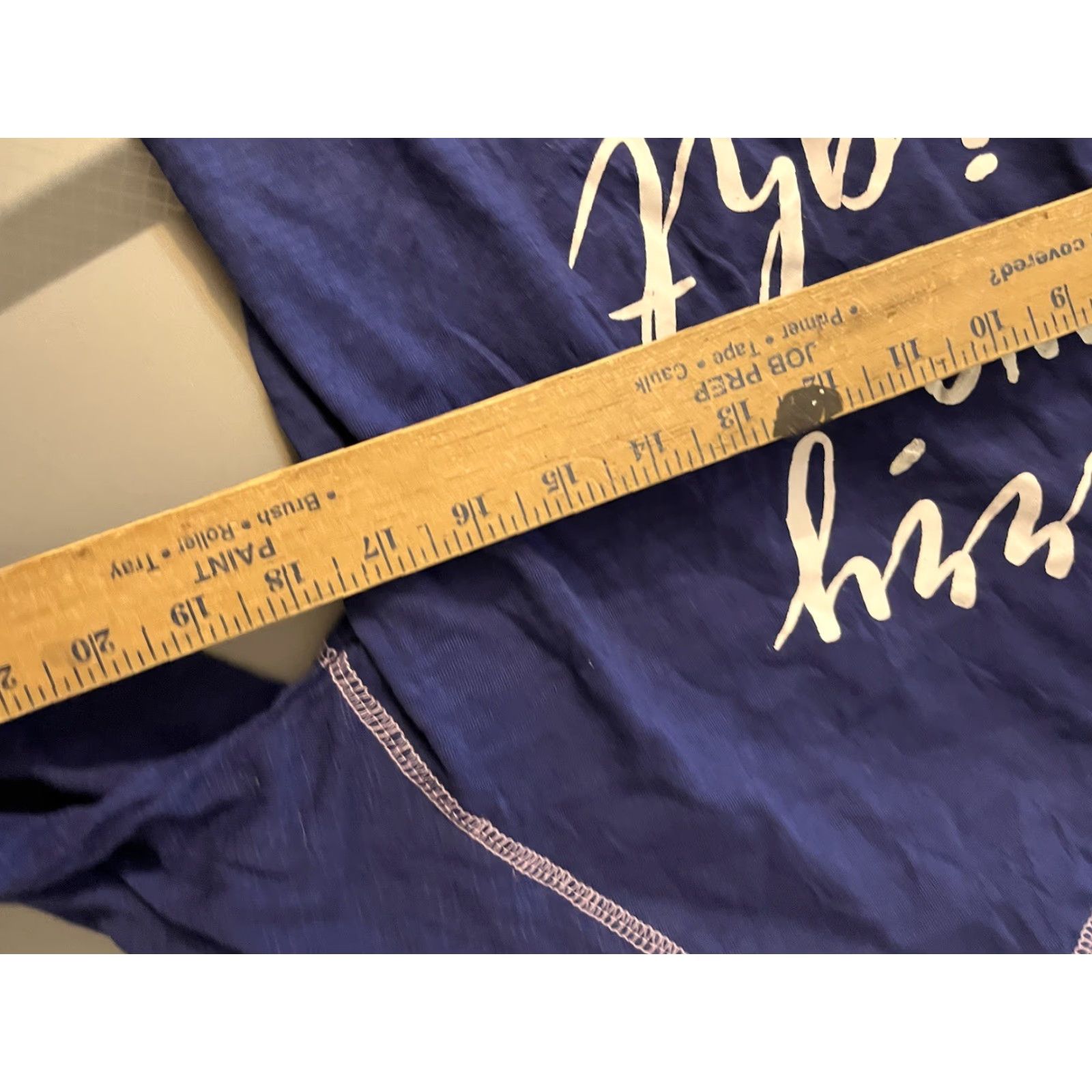 Vintage Jaclyn Smith Holiday Pajama Top Women L Blue Long Sleeve Pullover Nightwear Sleigh Santa Glitter Holiday Top-Jaclyn Smith Size L / US 10 / IT 46 - 5 Thumbnail