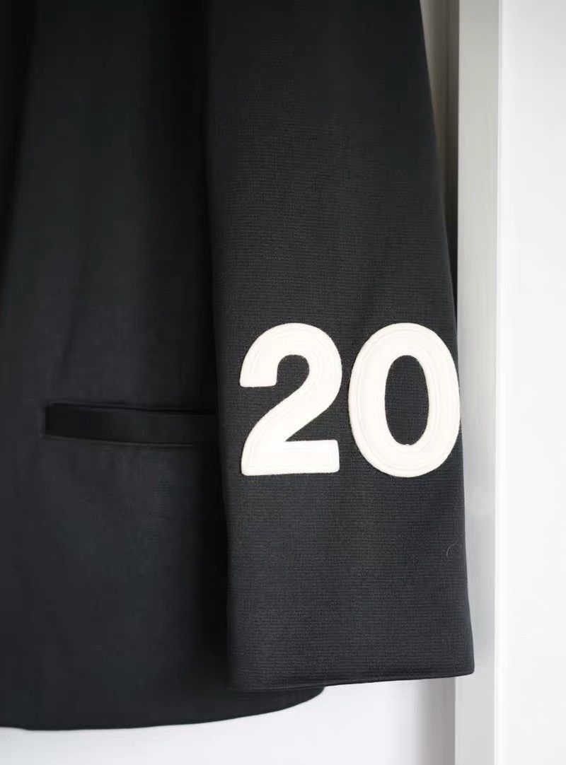 Yohji Yamamoto Yohji Yamamoto 03SS Number Embroidery Blazer Size 42L - 4 Thumbnail